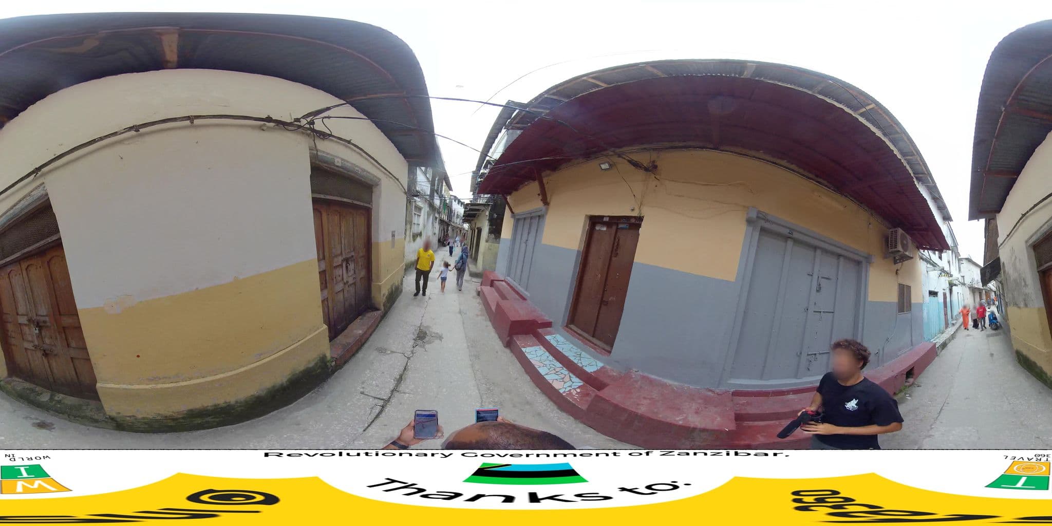 Street view near Flamingo, Zanzibar — © federicodebetto (CC BY-SA · Mapillary)