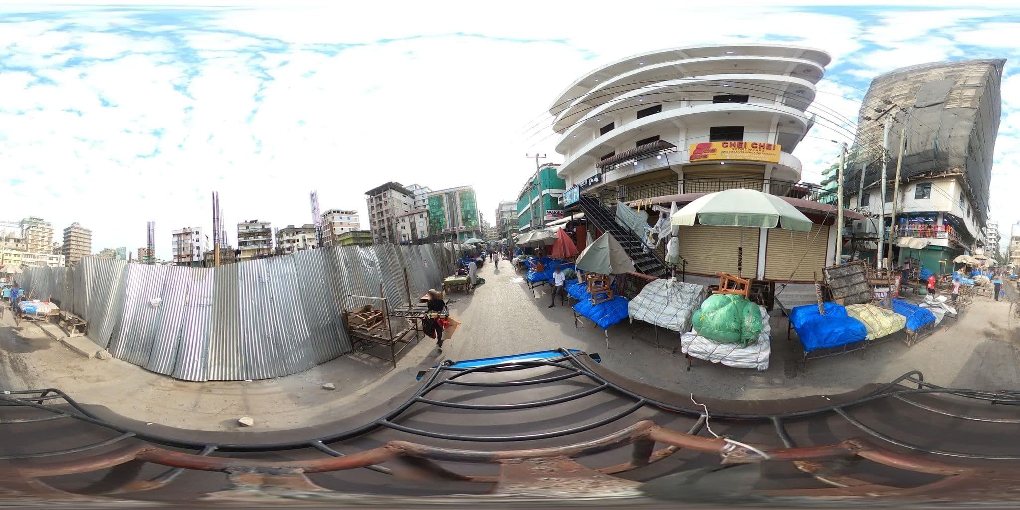 Street view near Flex hotel, Dar es Salaam