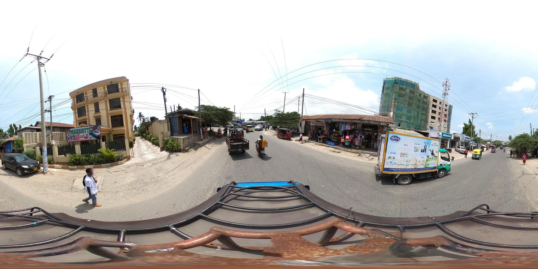 Street view near Marioti hotel, Magomeni — © OMDTZ1 (CC BY-SA · Mapillary)