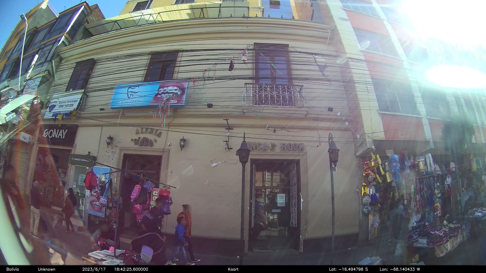 Street view near Hotel Inca's Room, La Paz — © kaart_2 (CC BY-SA · Mapillary)
