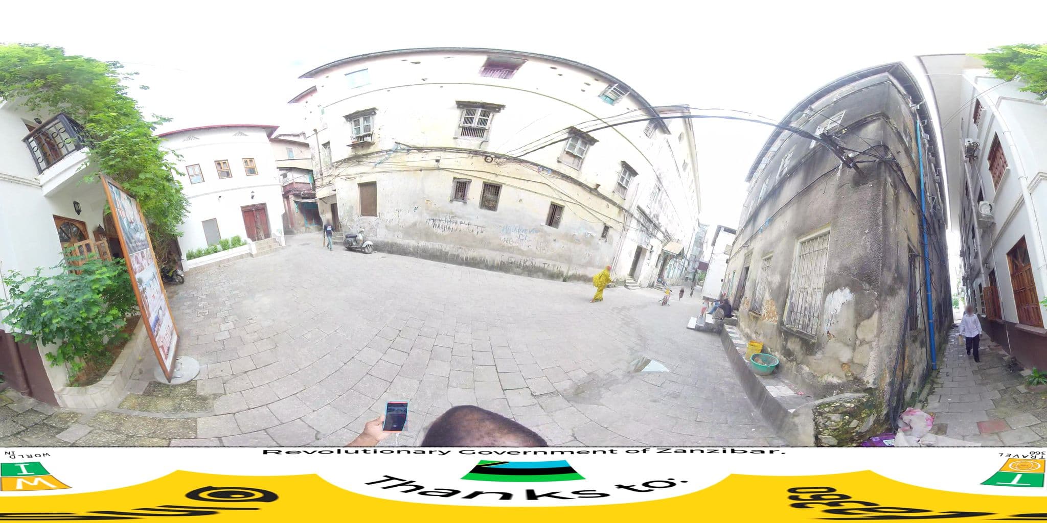 Street view near Seyyida Hotel and Spa, Zanzibar — © federicodebetto (CC BY-SA · Mapillary)