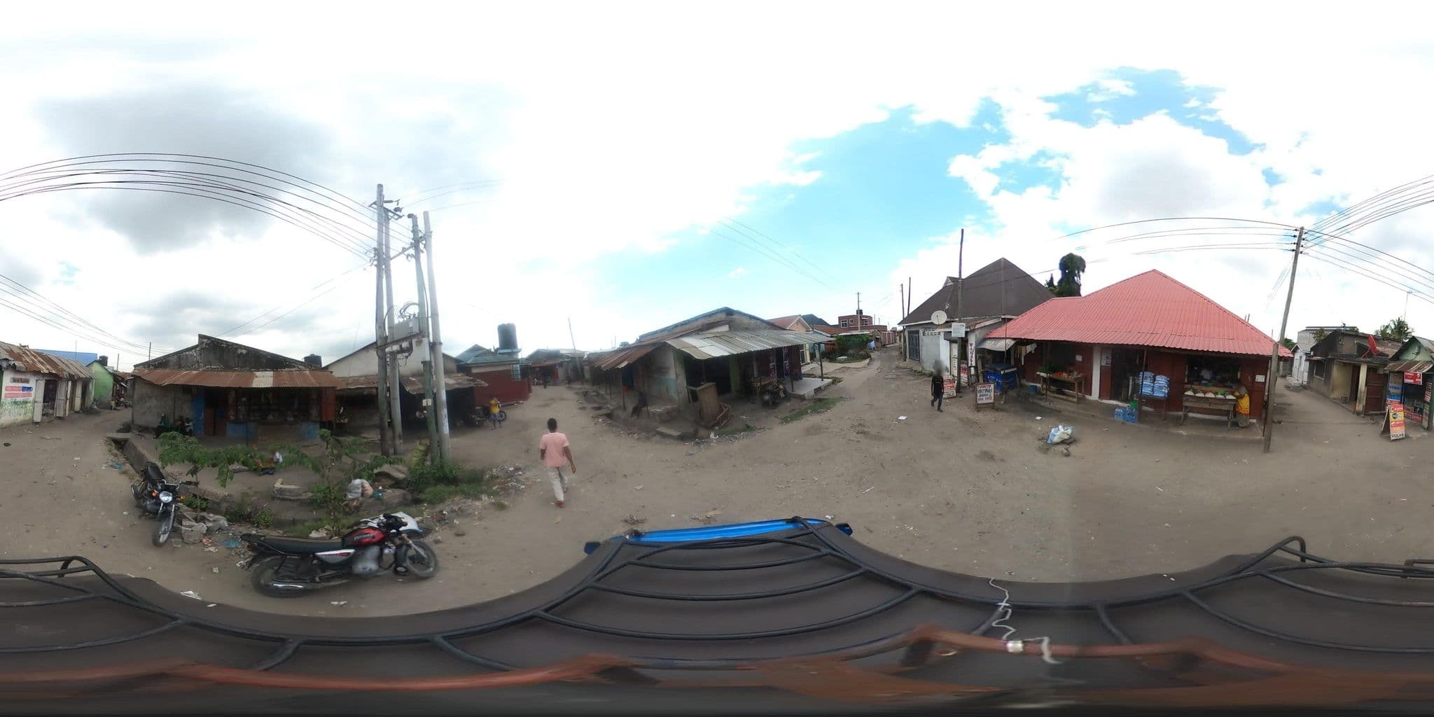 Street view near Calfonia Inn hotel, Dar es Salaam — © OMDTZ1 (CC BY-SA · Mapillary)