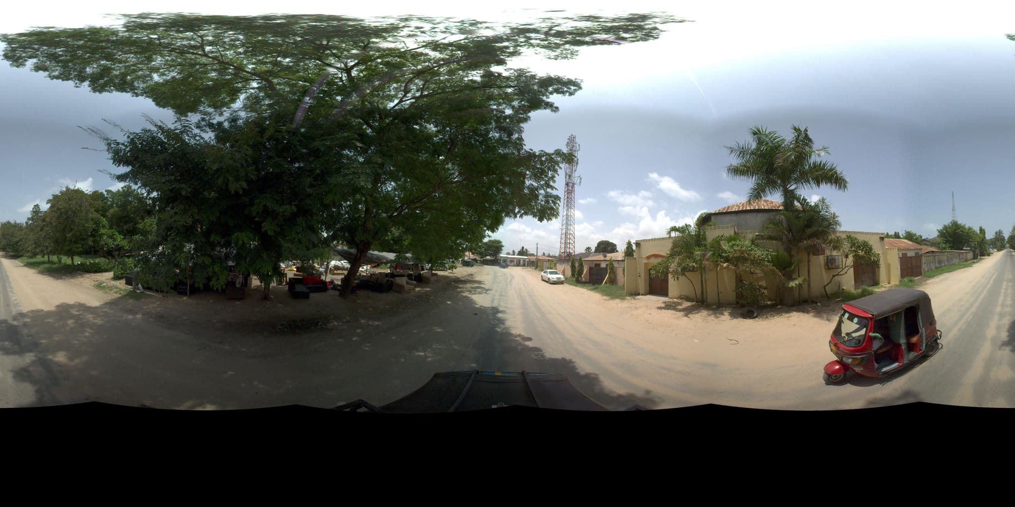 Street view near Mwamko Guest House, Magomeni