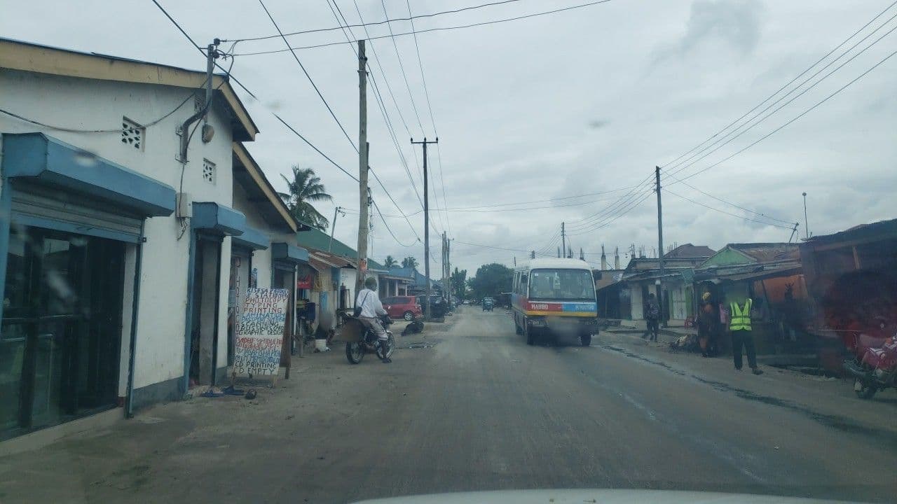 Street view near Singano Hostel, Magomeni