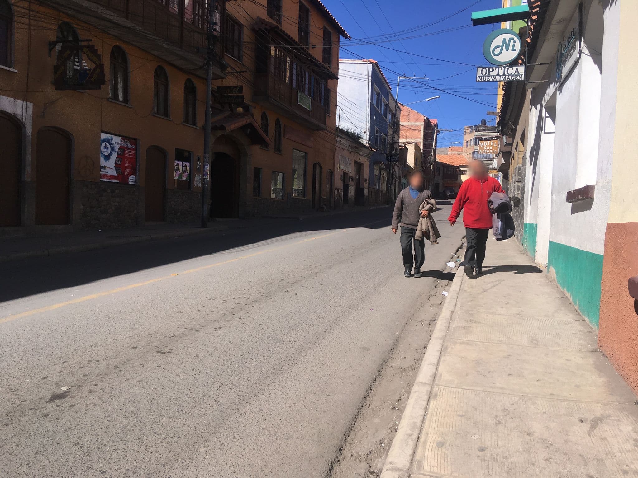 Street view near Hotel Jerusalem, Potosí — © katiachoquehuanca (CC BY-SA · Mapillary)