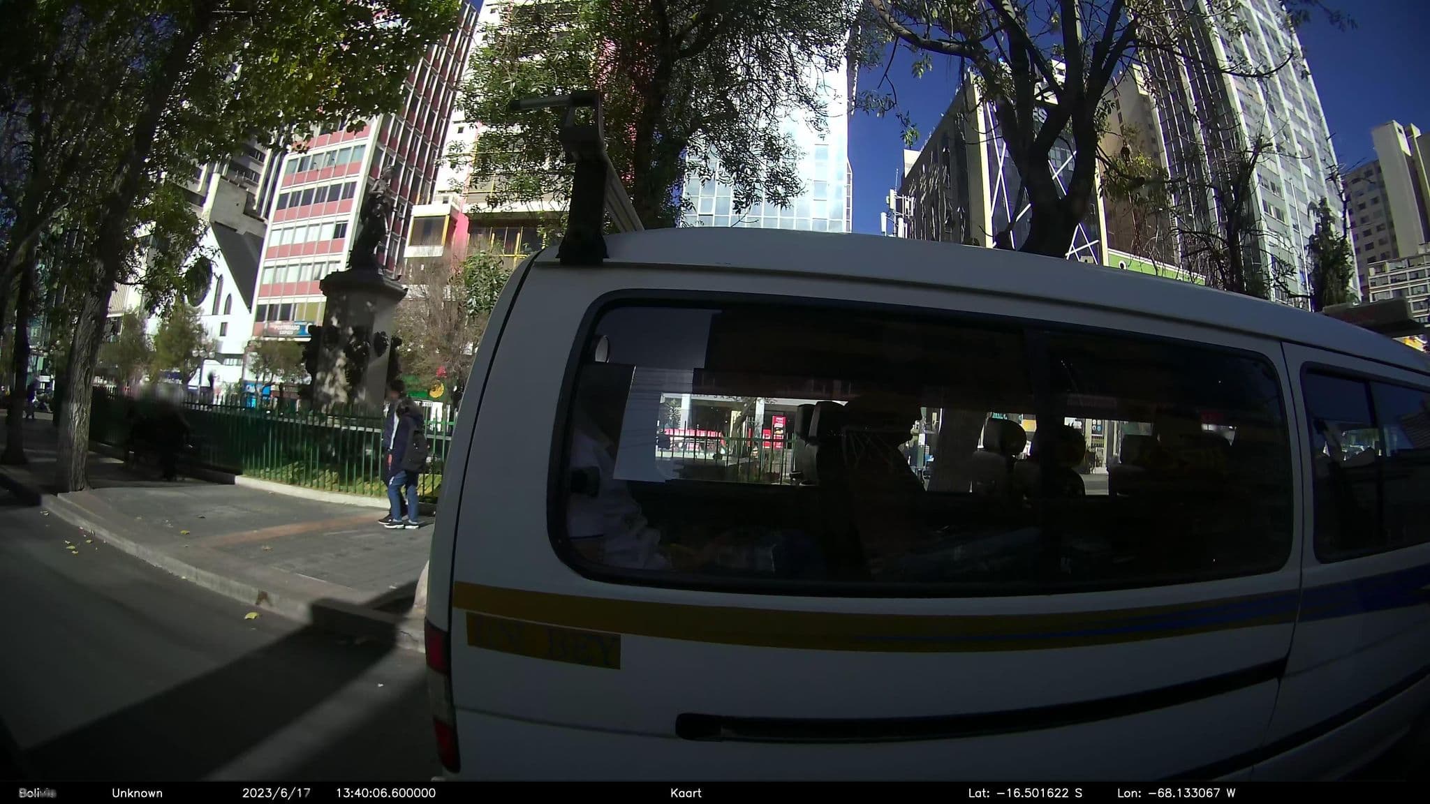 Street view near La Estancia, La Paz