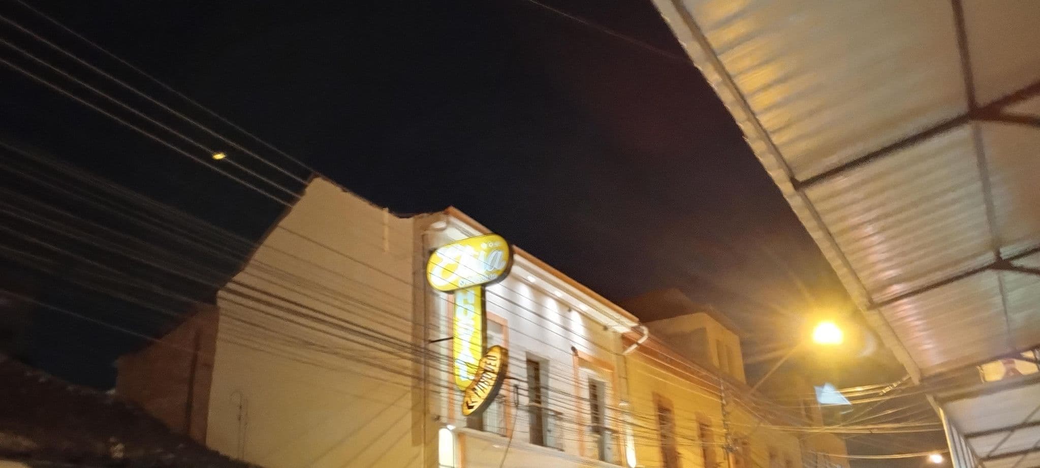 Street view near Hostal San Sebastián, Cochabamba — © jjiglesias (CC BY-SA · Mapillary)