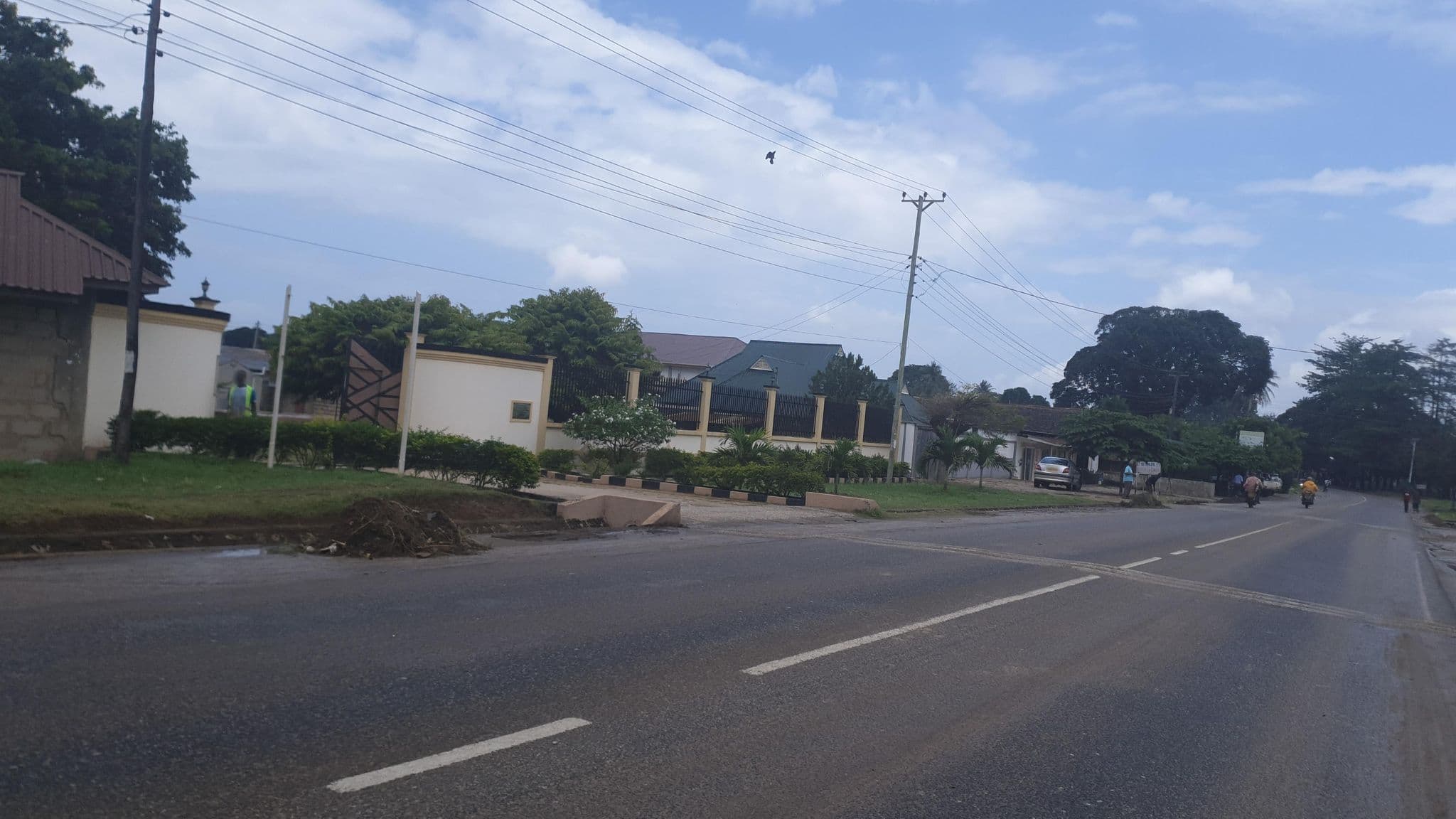 Street view near Delight inn, Tanga
