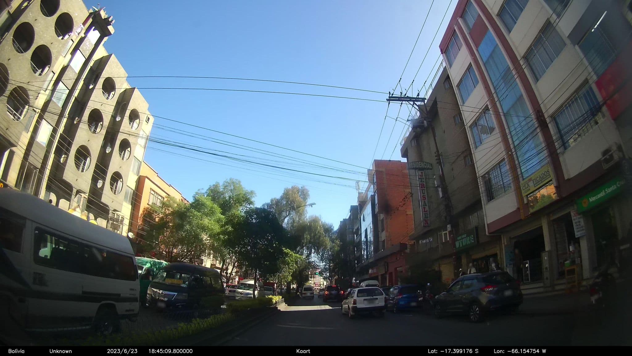 Street view near Residencial Jerusalén, Cochabamba — © kaart_2 (CC BY-SA · Mapillary)