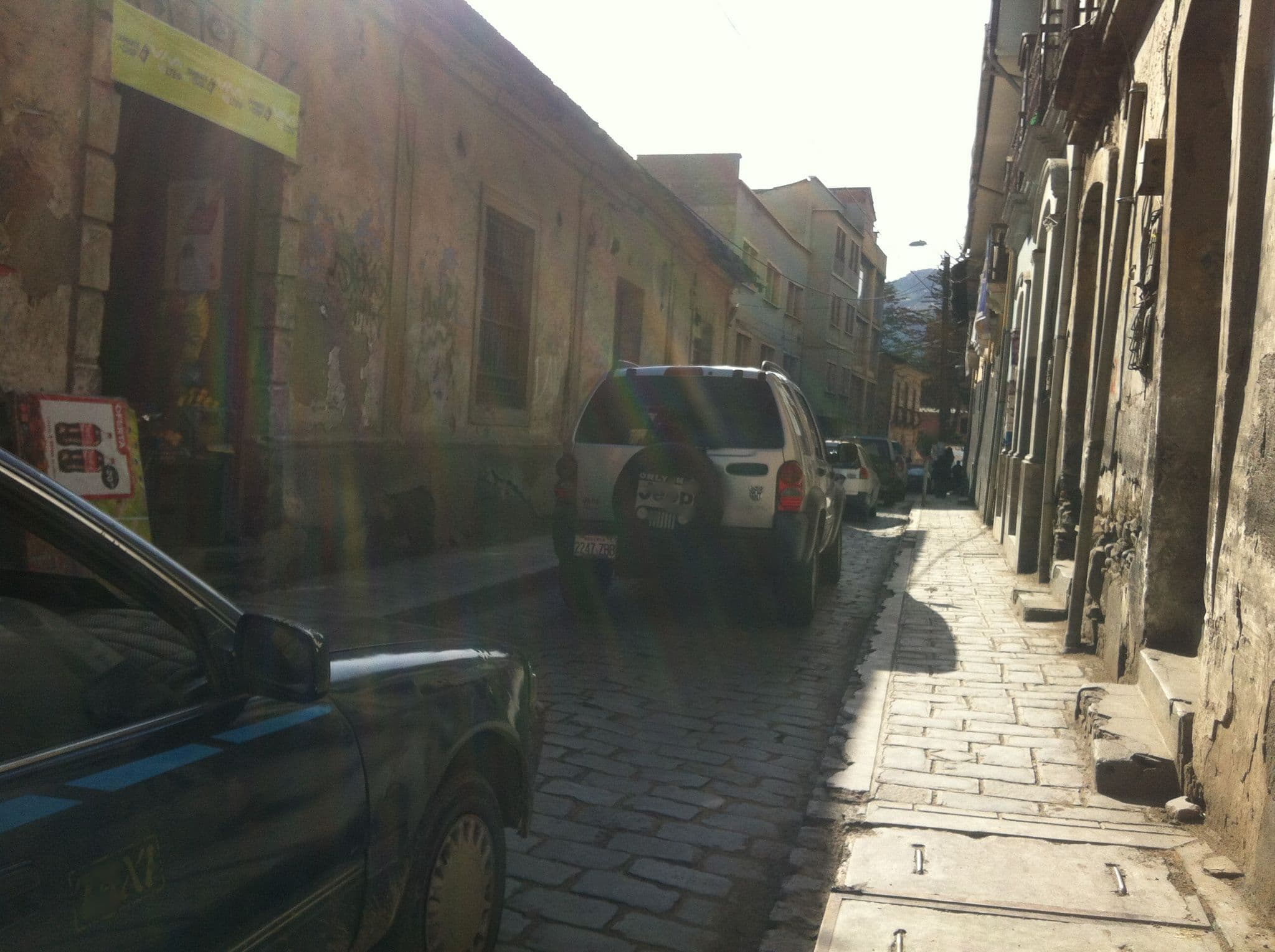 Street view near Hostal Catacora, La Paz