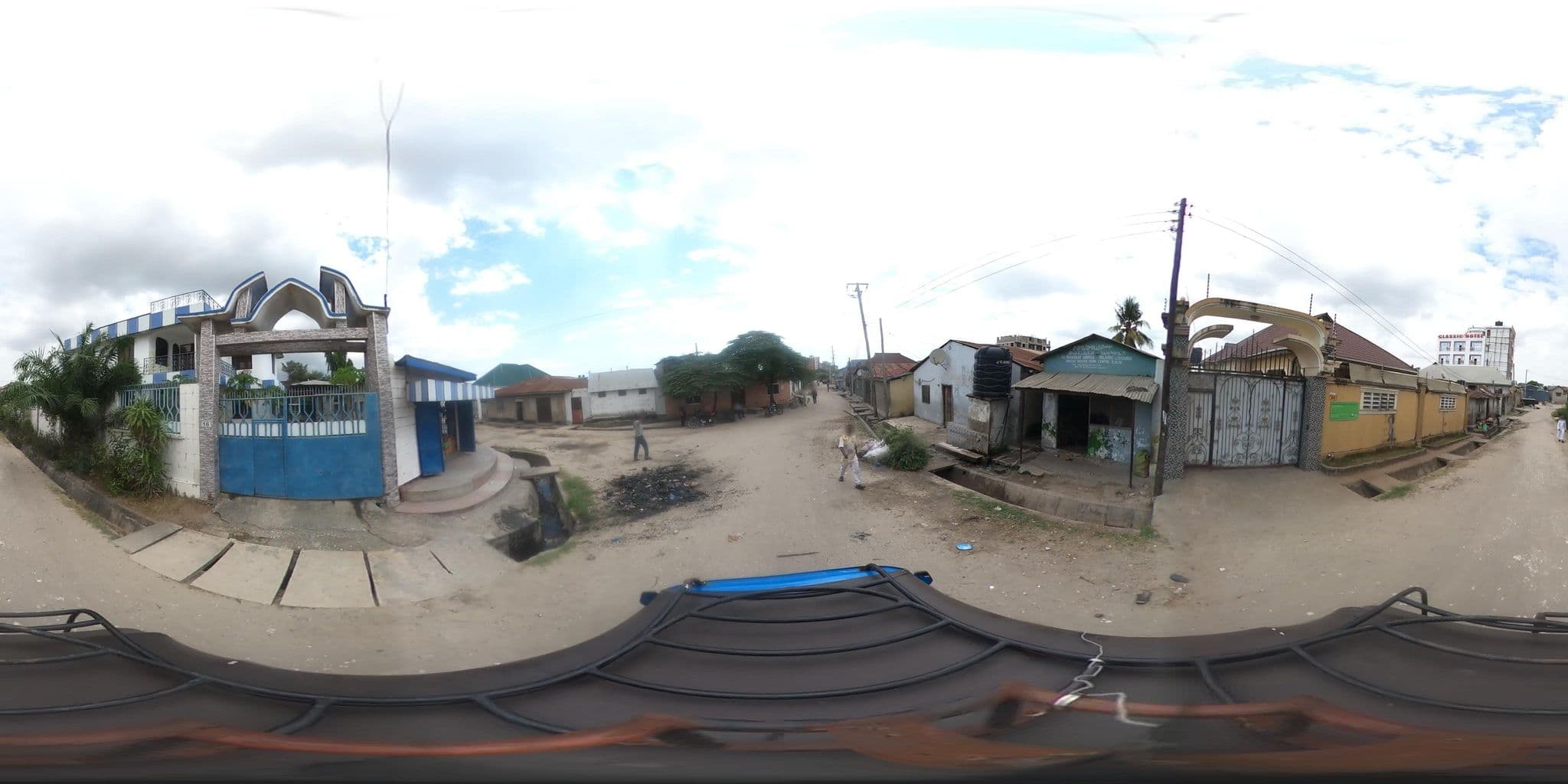 Street view near Sewa Guest, Dar es Salaam