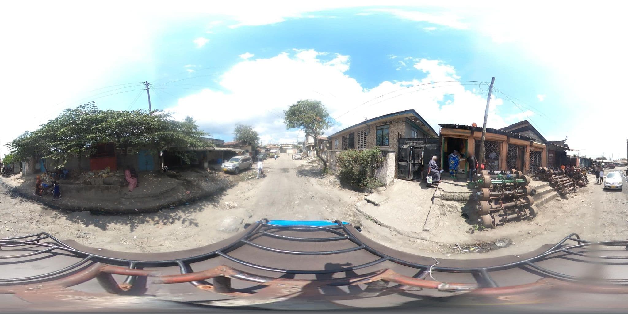 Street view near Roben Guest House, Dar es Salaam
