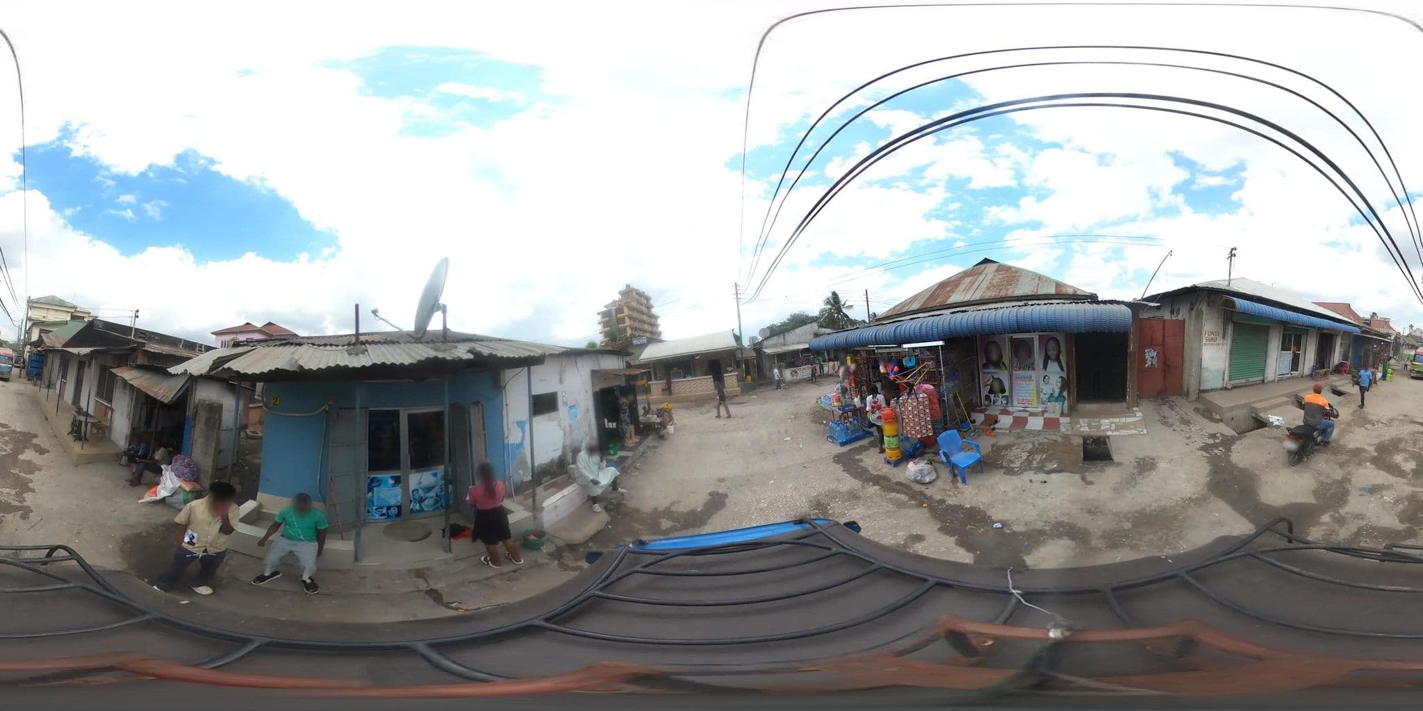Street view near Kirinja Guest House, Dar es Salaam