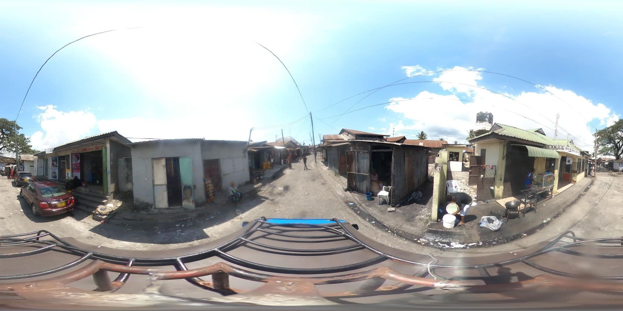 Street view near Nyashim Guest House, Dar es Salaam