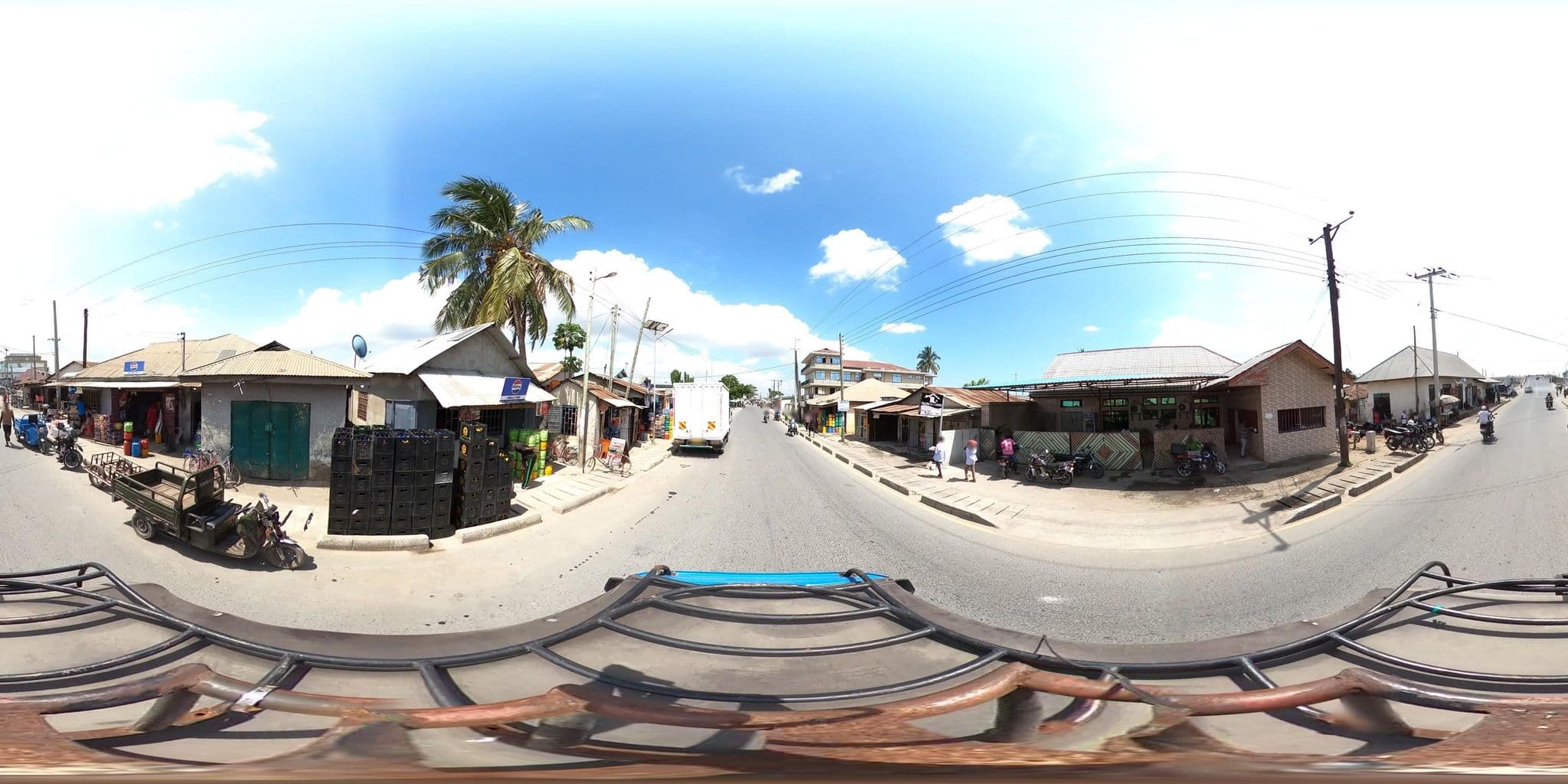 Street view near Talikula Bar and Guest House, Dar es Salaam