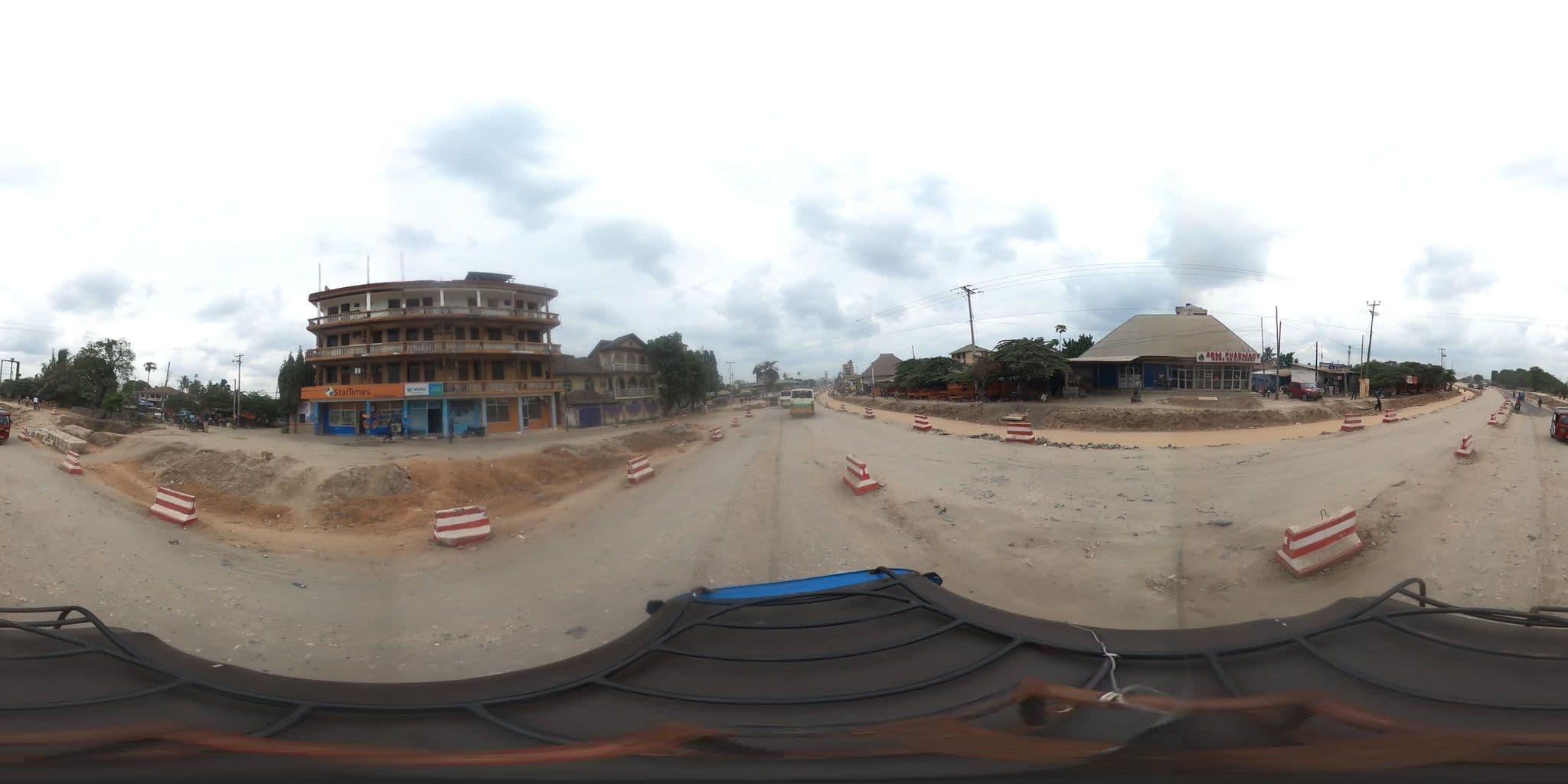 Street view near CWE Hotel, Dar es Salaam