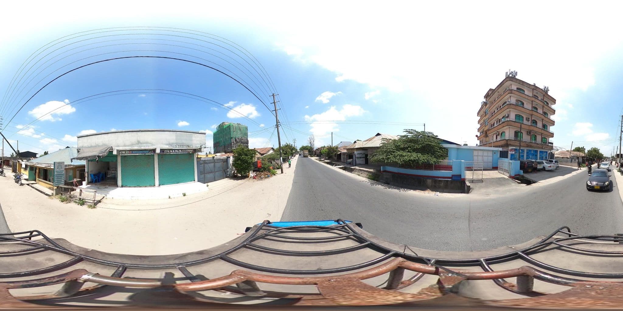 Street view near Sheridan Guest House, Dar es Salaam — © OMDTZ1 (CC BY-SA · Mapillary)
