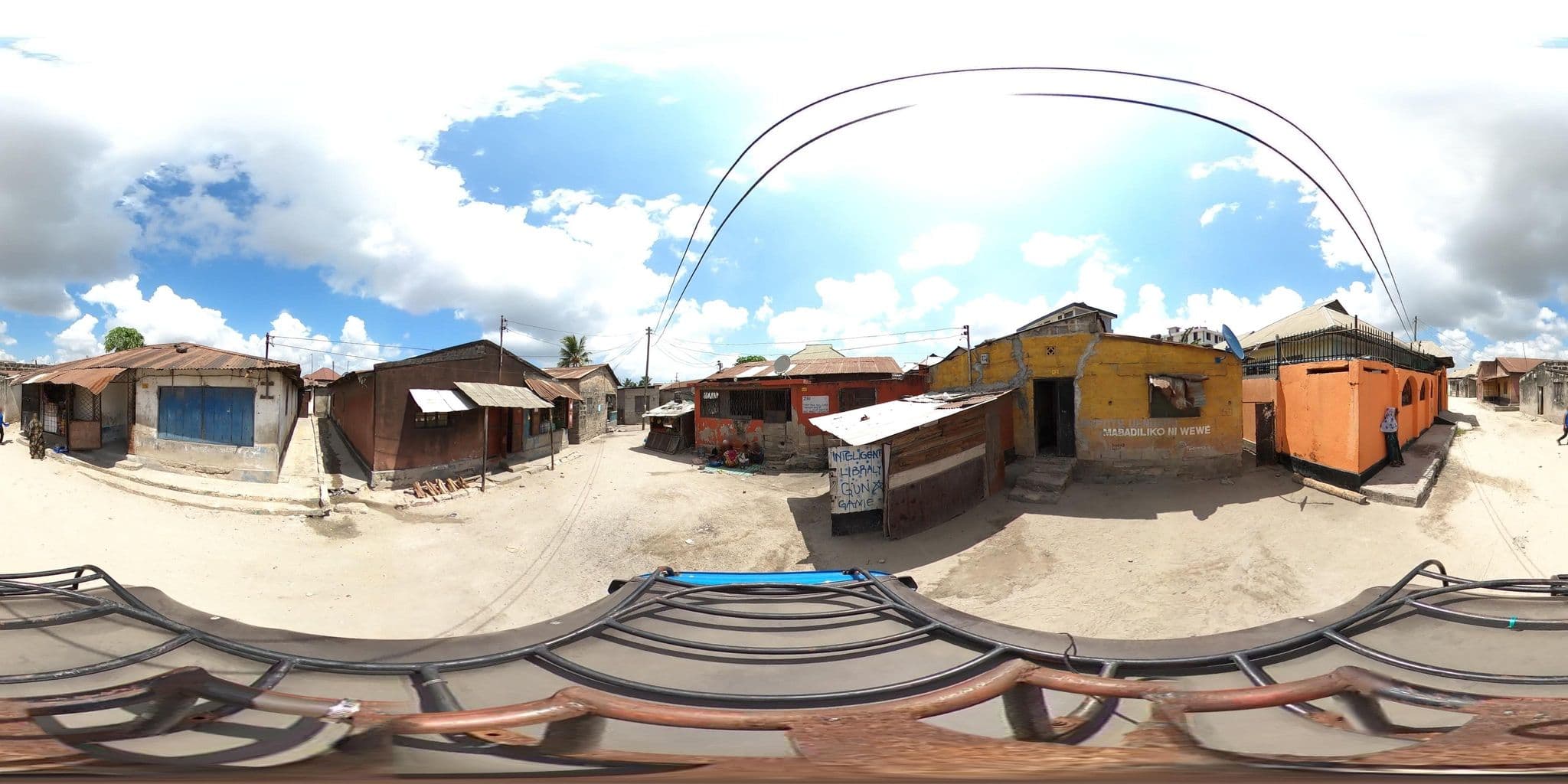 Street view near JM Pub and Guest house, Dar es Salaam