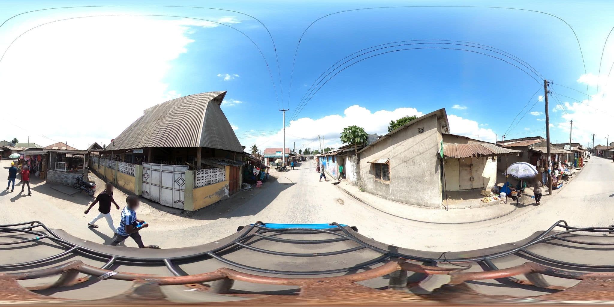 Street view near Guest House and Bar, Dar es Salaam