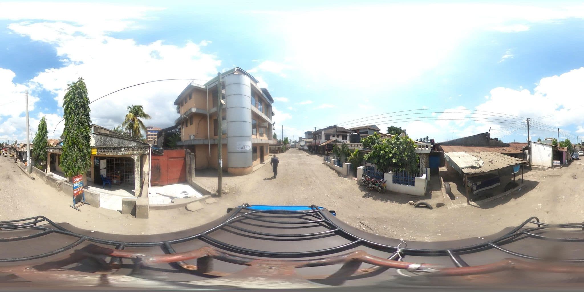 Street view near Renat Guest House, Dar es Salaam — © OMDTZ1 (CC BY-SA · Mapillary)