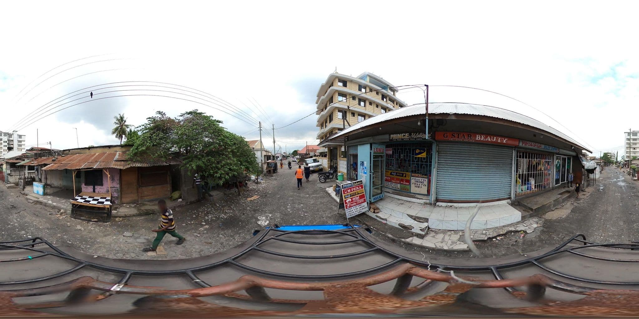 Street view near Mbode bar and Guest House, Magomeni
