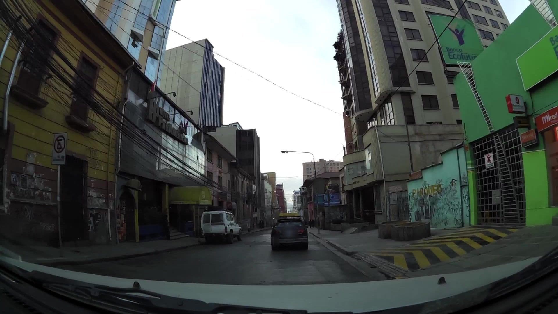 Street view near Pan América Hotel, La Paz