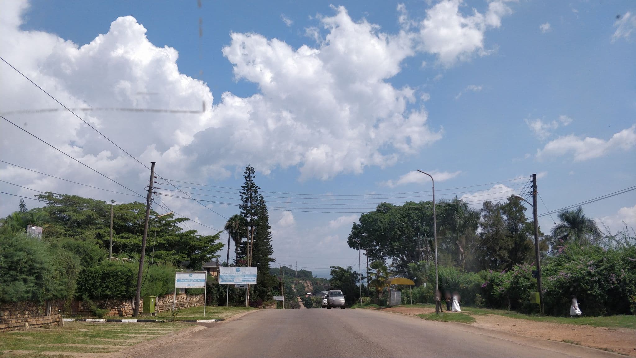 Street view near Afro Park Hotel, Kampala