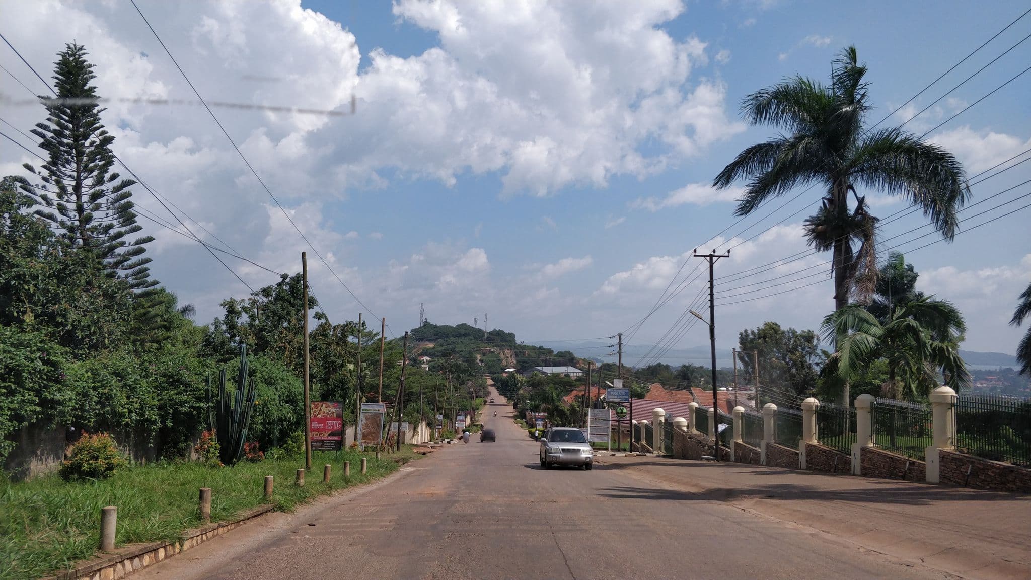 Street view near Hotel International, Kampala