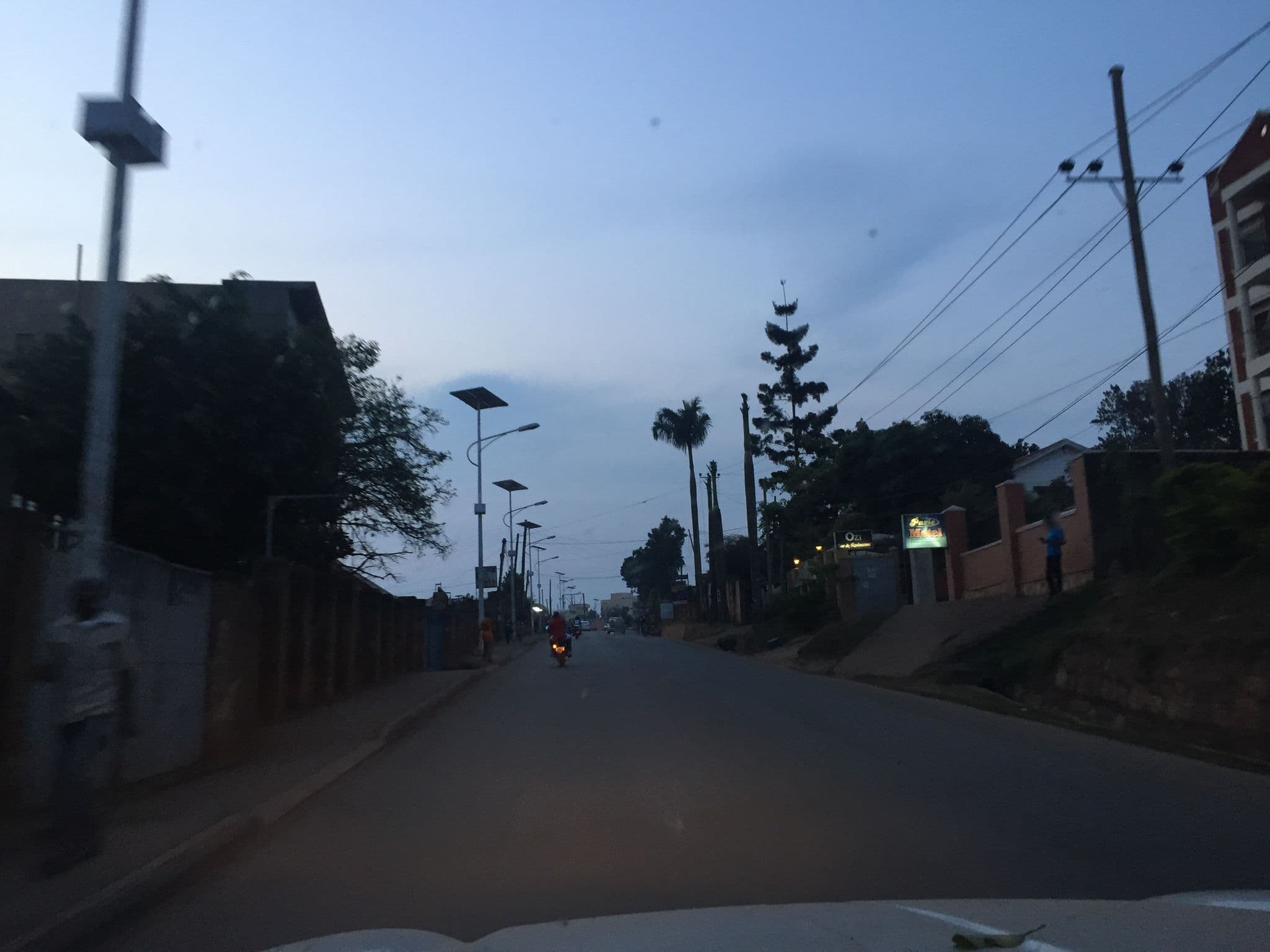 Street view near New Tourism Motel, Kampala