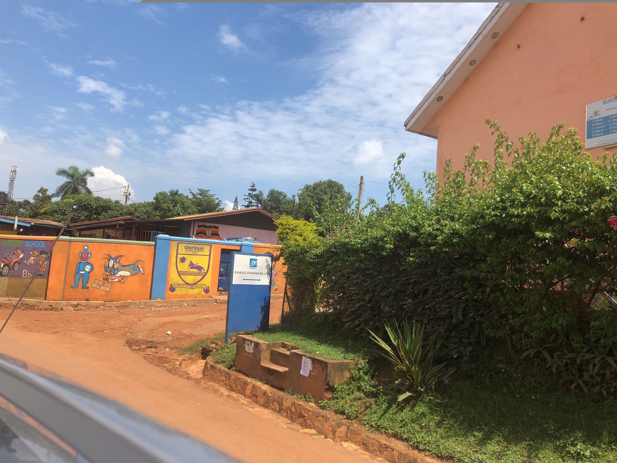 Street view near Chrose motel, Kampala