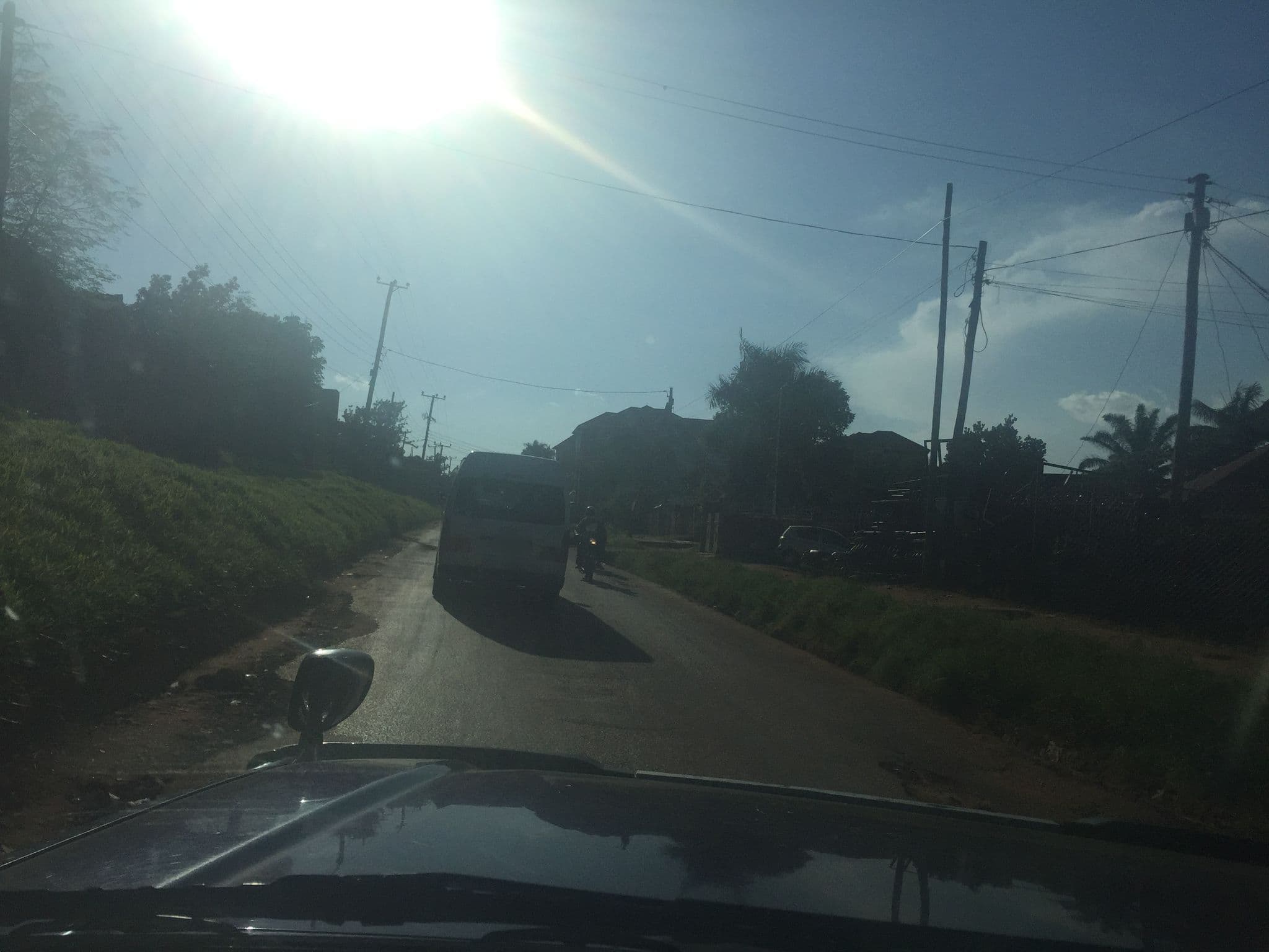 Street view near Meraba Guest House, Kampala