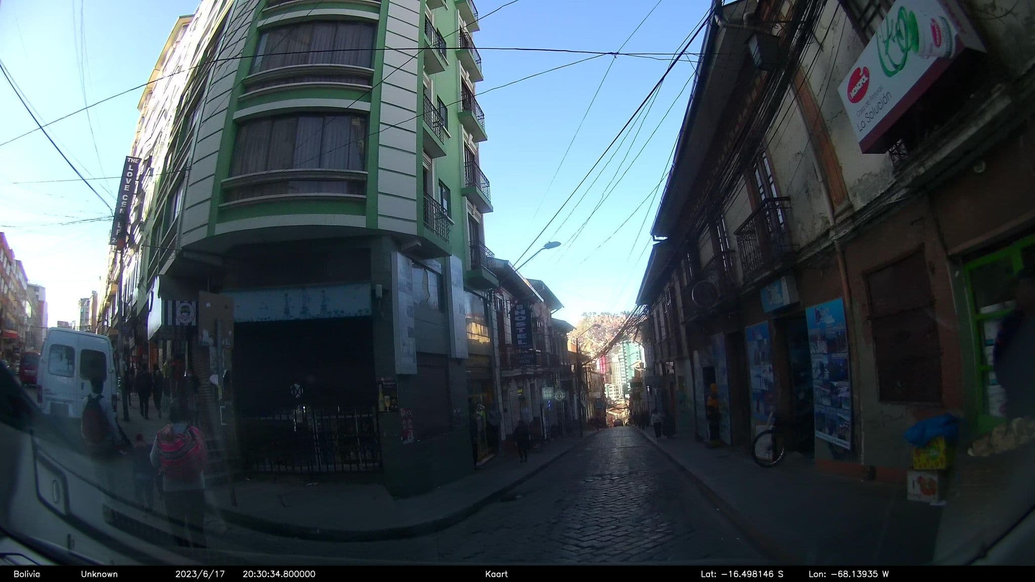 Street view near Posada del Sol, La Paz