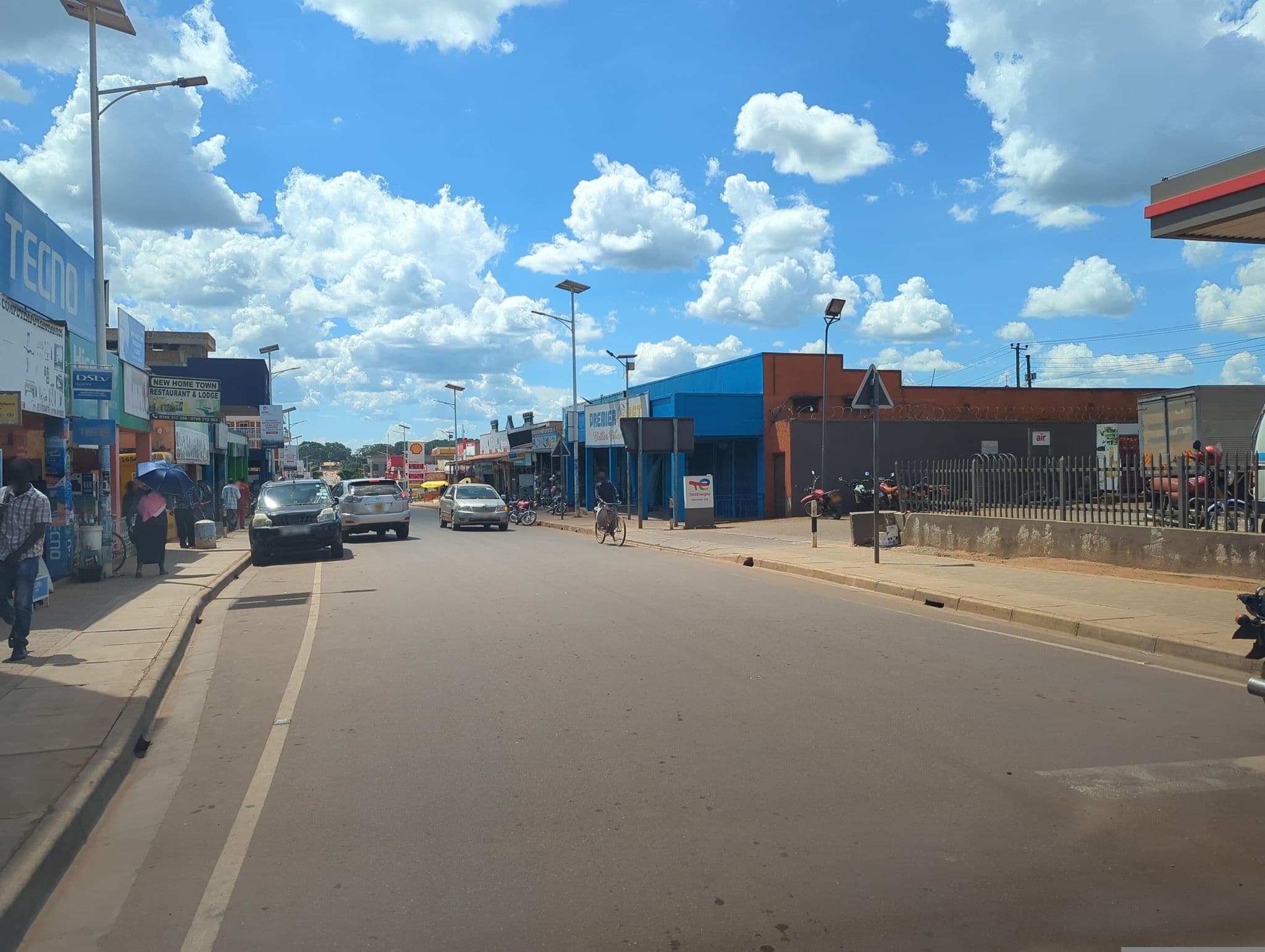 Street view near New Home Town Inn, Gulu — © jfrek (CC BY-SA · Mapillary)
