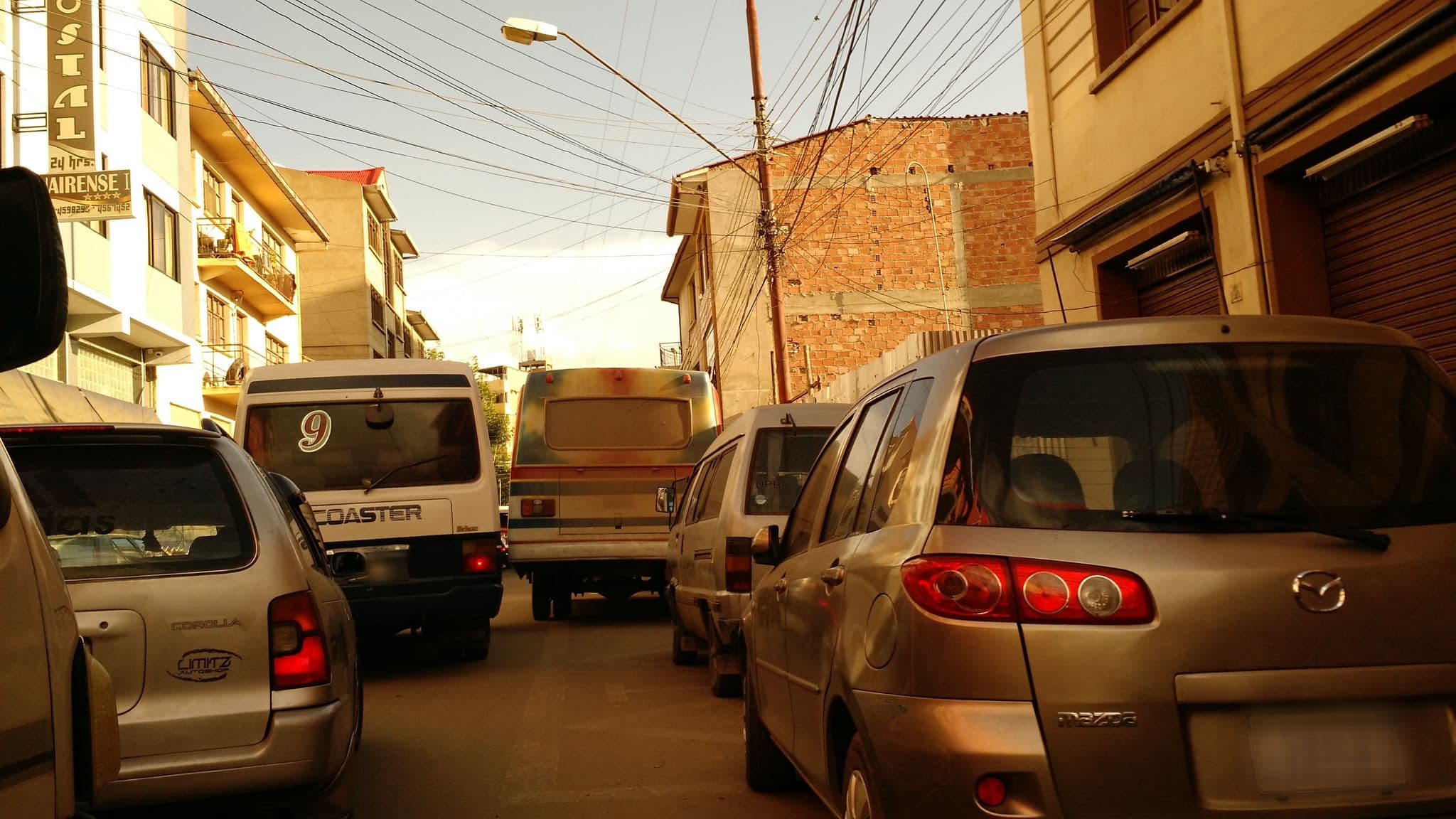 Street view near Hostal Suri, Cochabamba — © alexrox (CC BY-SA · Mapillary)