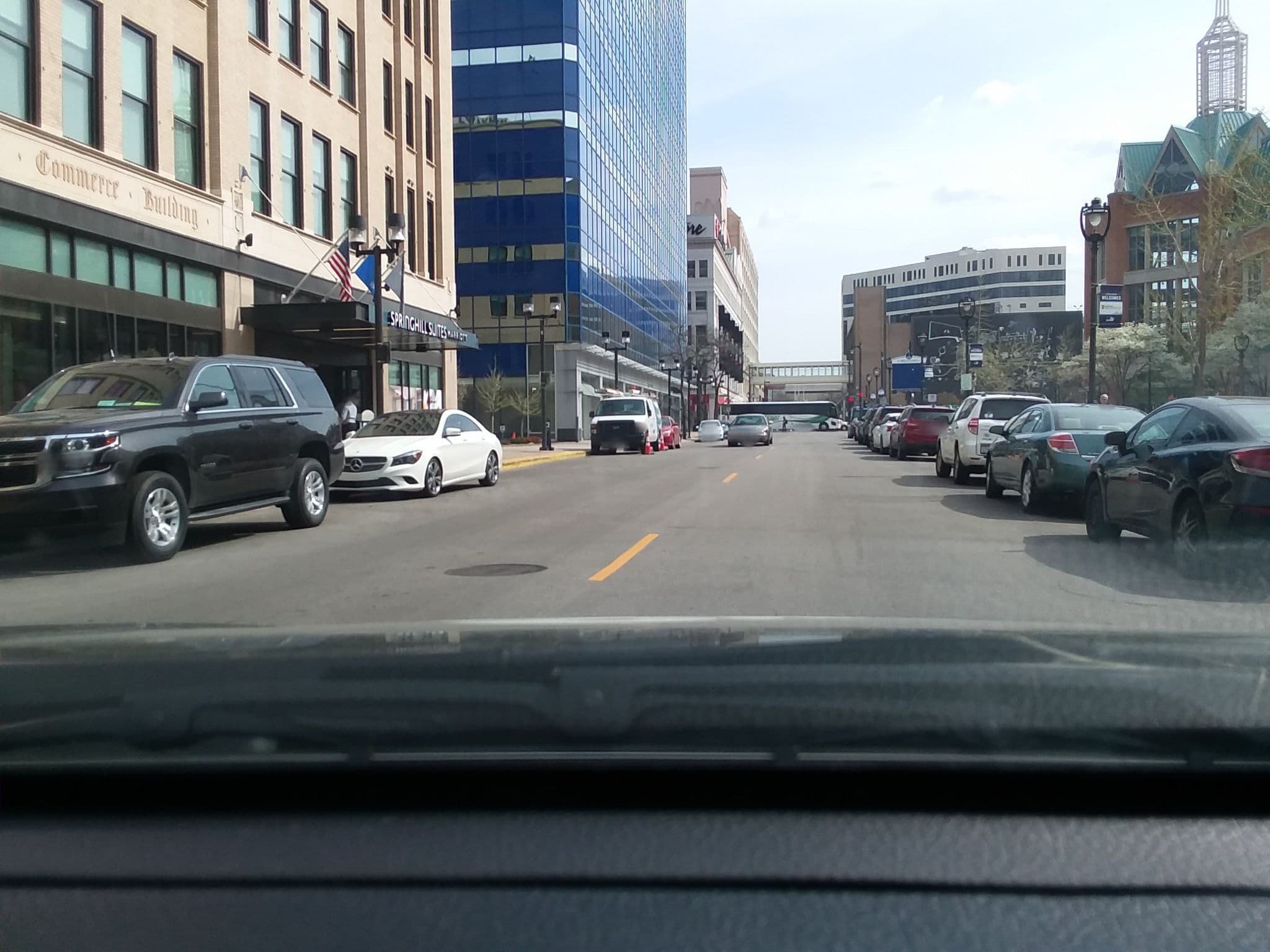 Street view near SpringHill Suites, Milwaukee — © aqua12 (CC BY-SA · Mapillary)