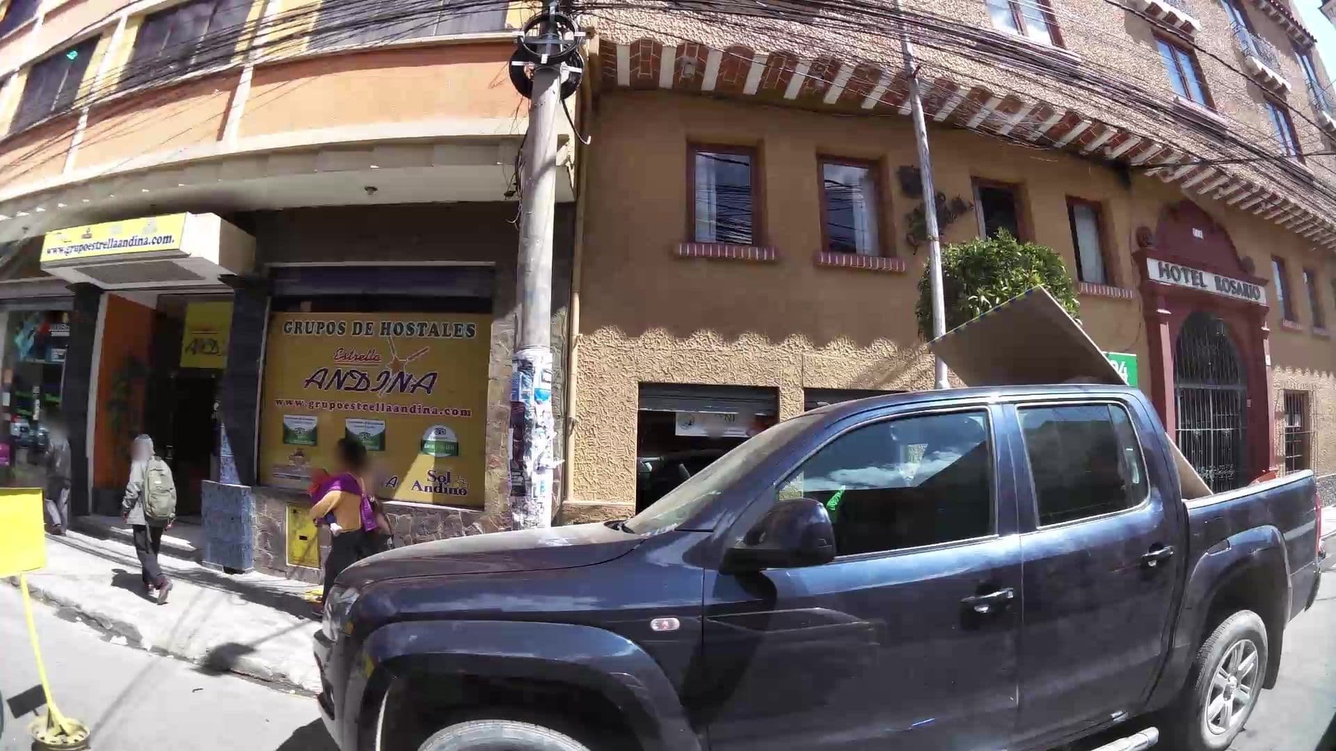 Street view near RIXAA Hotels, La Paz — © kaartcam (CC BY-SA · Mapillary)