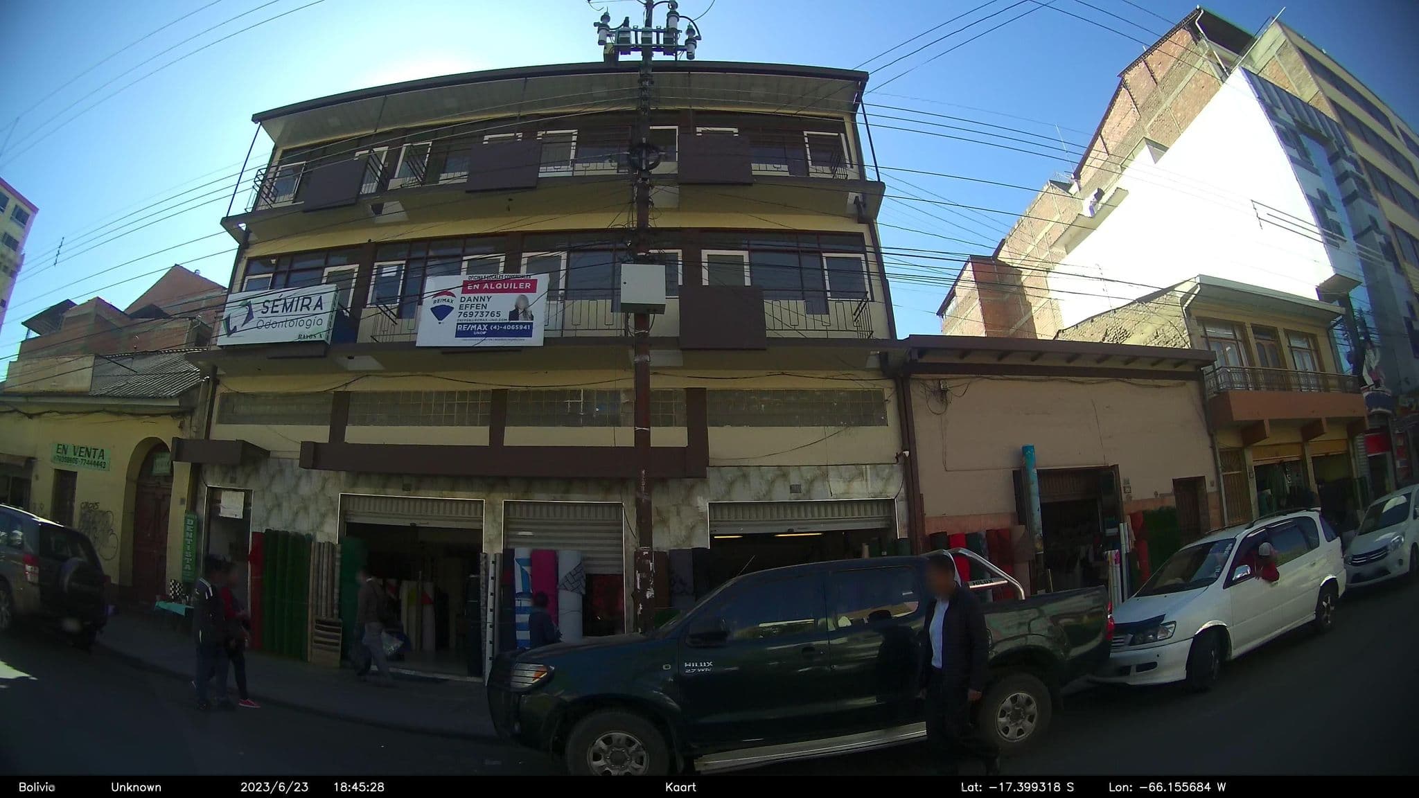 Street view near Hotel Jupiter, Cochabamba — © kaart_2 (CC BY-SA · Mapillary)