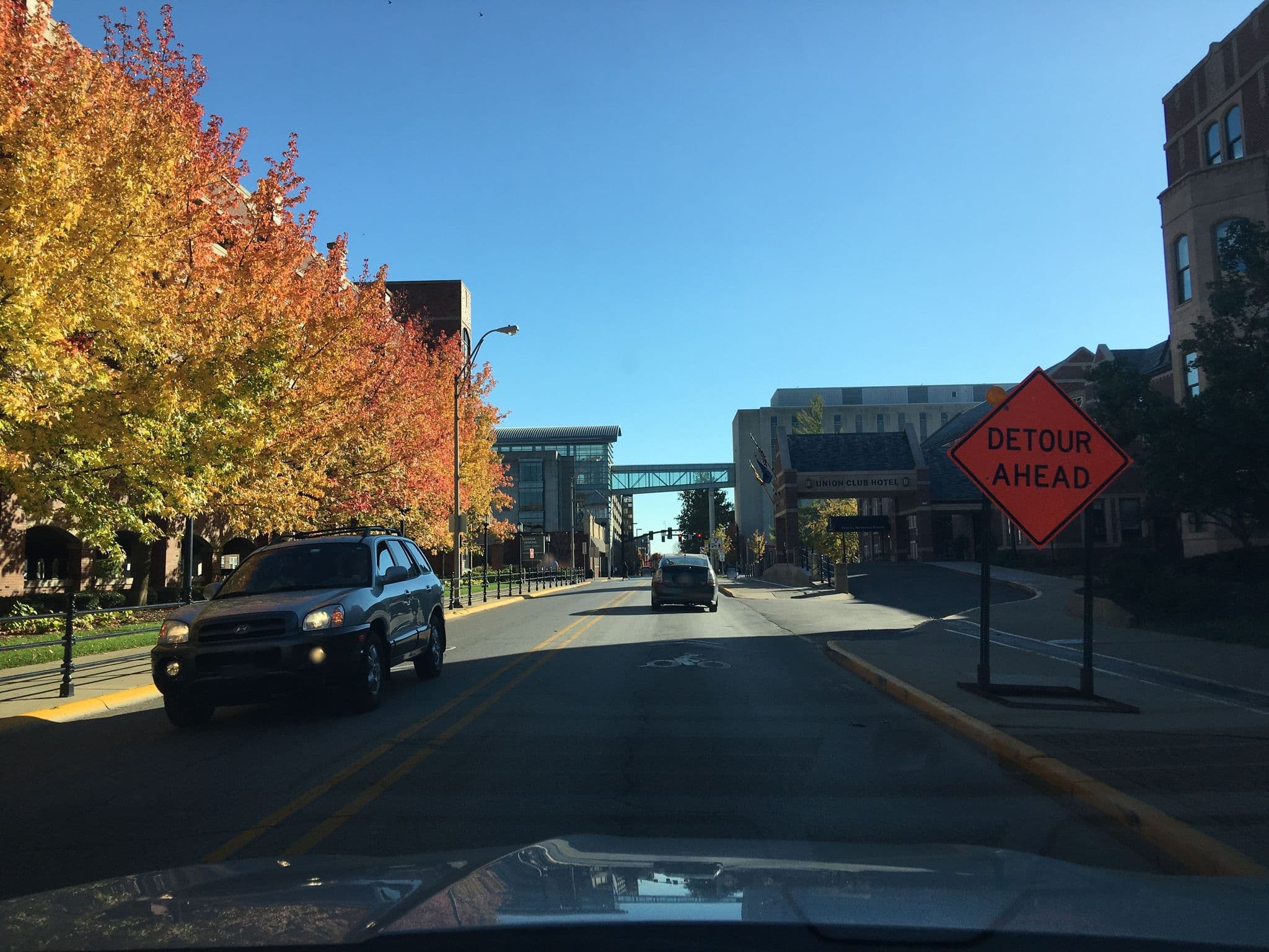 Street view near Union Club Hotel, West Lafayette — © kennystier (CC BY-SA · Mapillary)