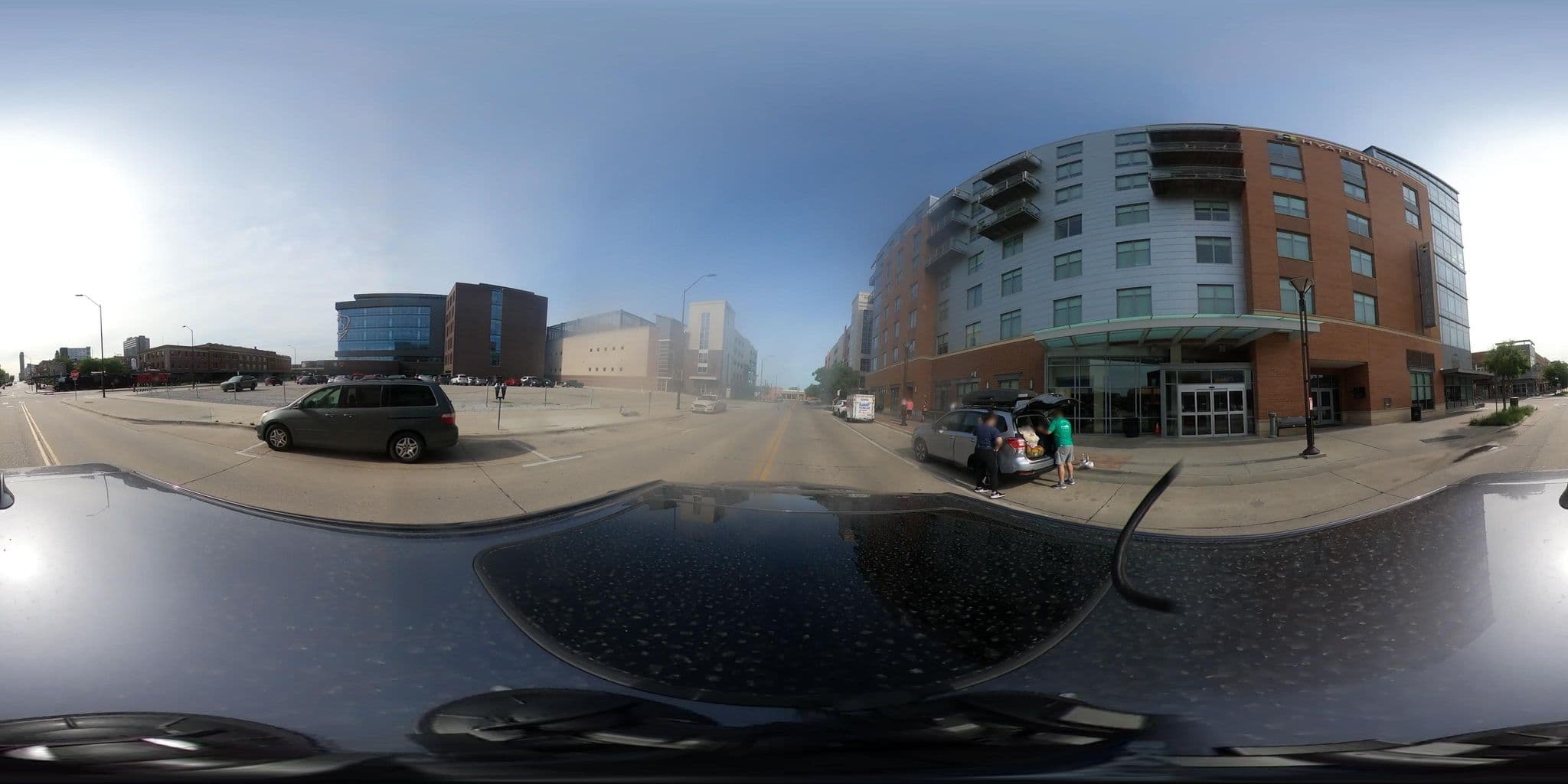 Street view near Hyatt Place Lincoln Haymarket, Lincoln — © quickness805 (CC BY-SA · Mapillary)