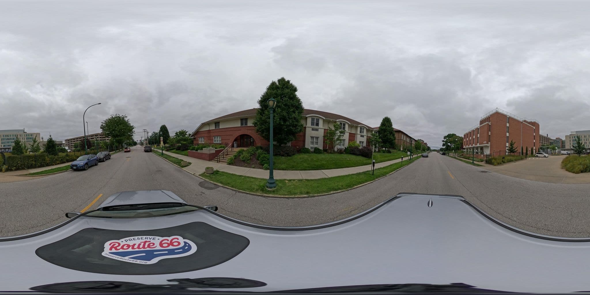 Street view near Barnes Lodge, University City — © nthp_gis (CC BY-SA · Mapillary)