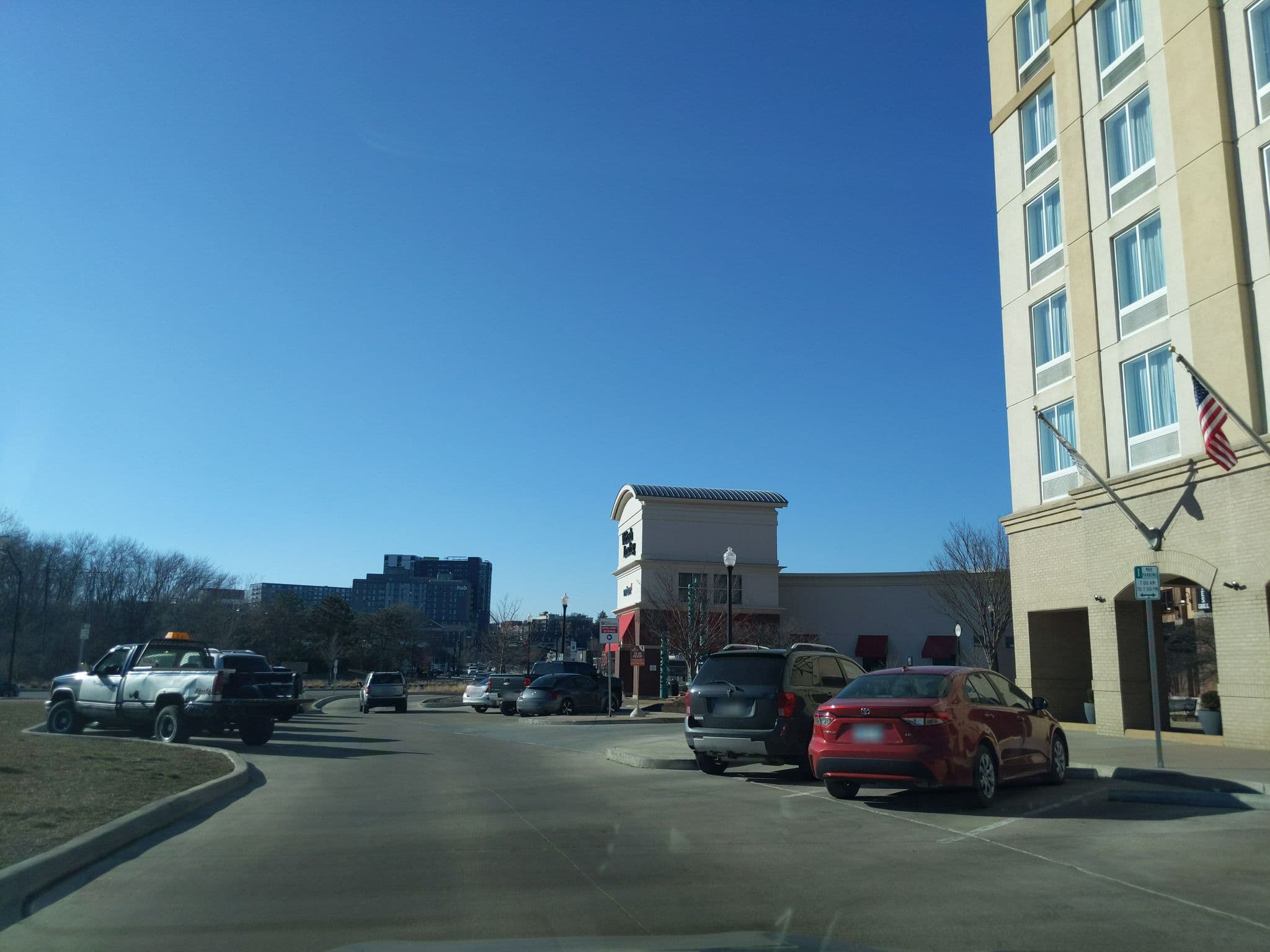 Street view near Hilton Garden Inn, West Lafayette — © kennystier (CC BY-SA · Mapillary)