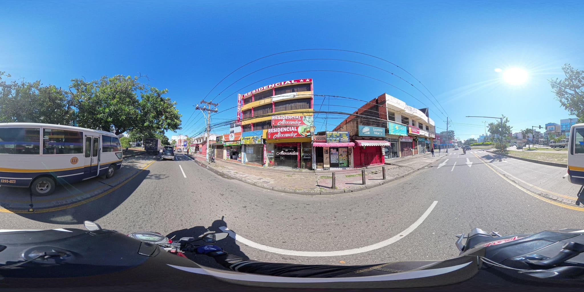 Street view near Hotel Paititi, Santa Cruz de la Sierra