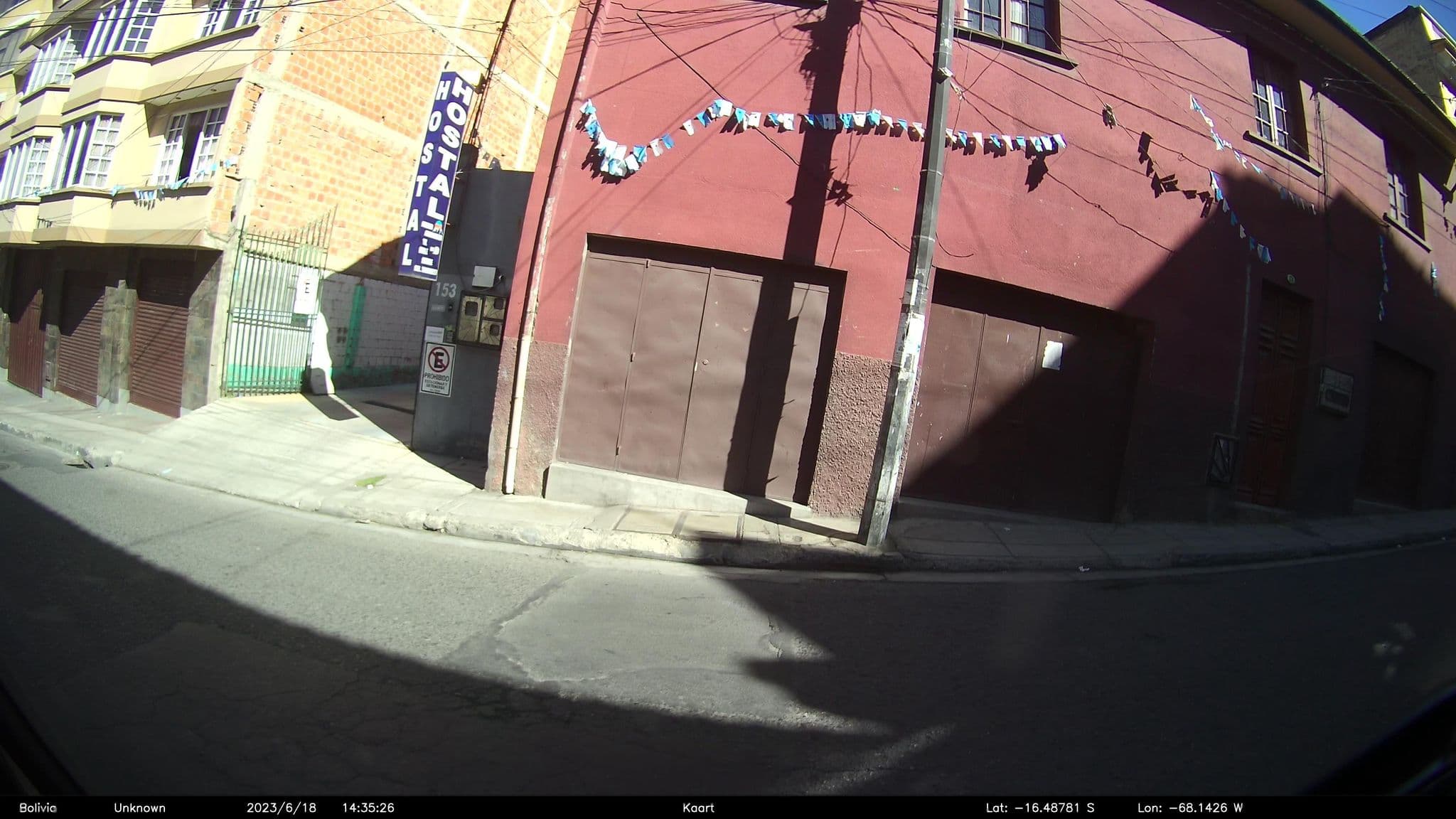 Street view near Hotel Latino, La Paz