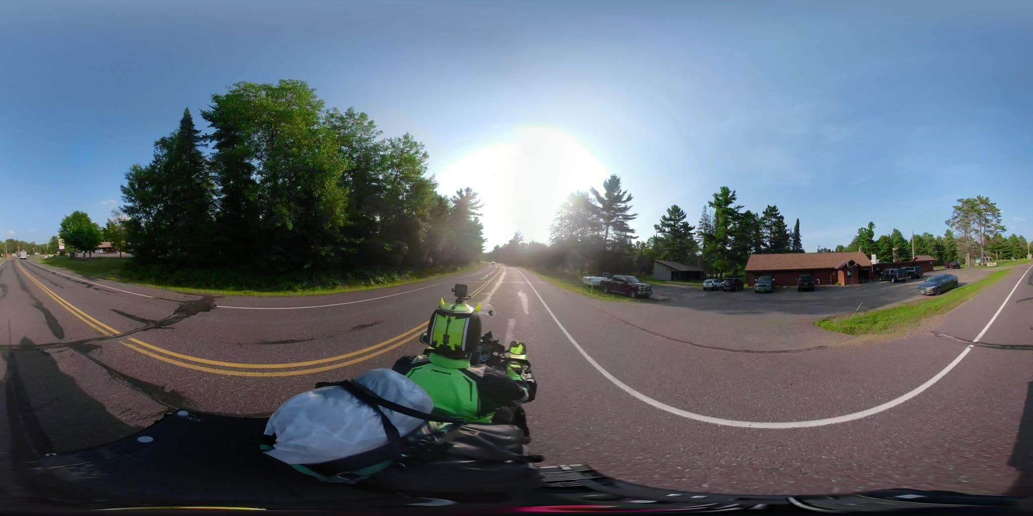 Street view near Elkhorn Lodge, Little Round Lake — © networklanman (CC BY-SA · Mapillary)