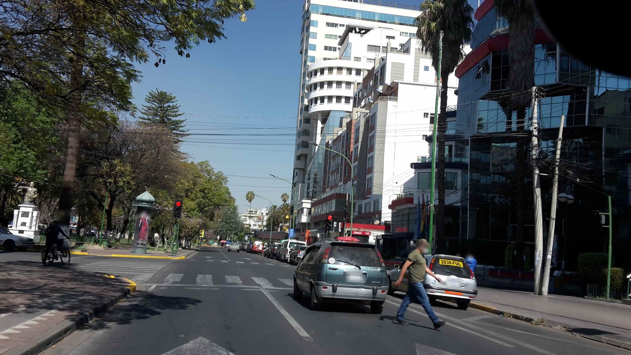 Street view near Hotel Diplomat, Cochabamba — © jjiglesias (CC BY-SA · Mapillary)