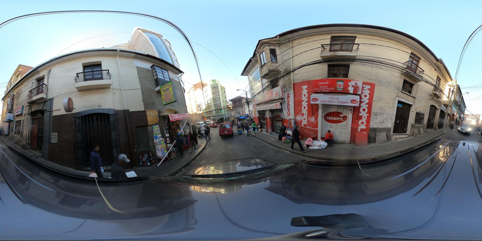 Street view near Illampu Art Boutique Hotel, La Paz