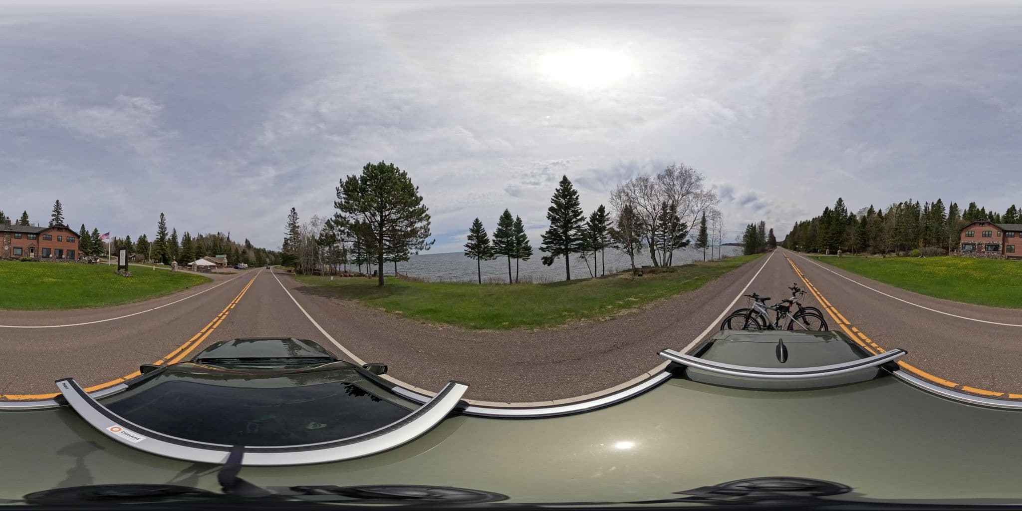 Street view near Cascade Lodge, Grand Marais
