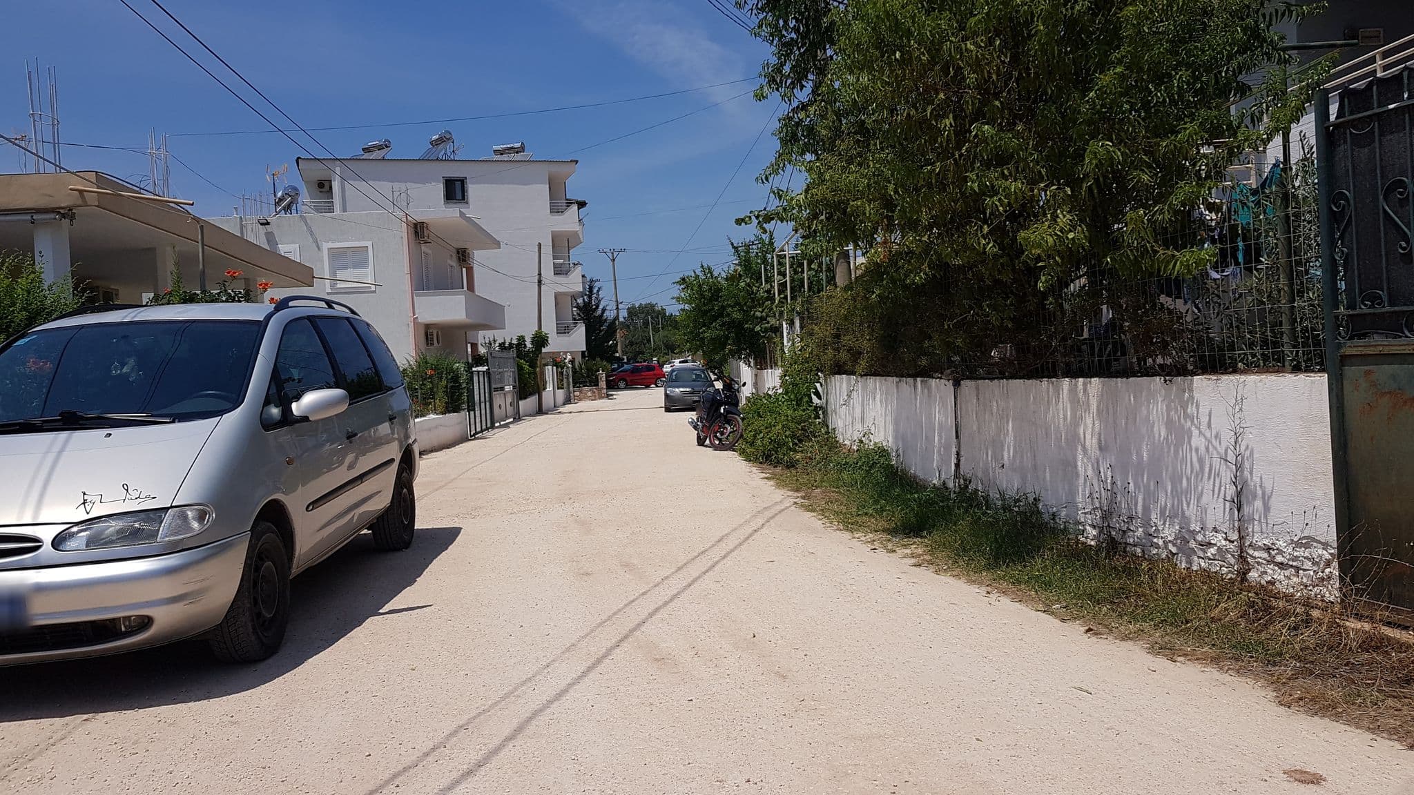 Street view near Vila Klodi, Ksamil — © ale_zena_it (CC BY-SA · Mapillary)