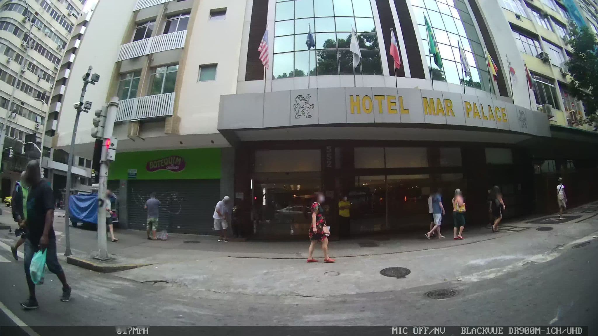 Street view near Mar Palace Hatel Copacabana, Copacabana — © kaart_1 (CC BY-SA · Mapillary)