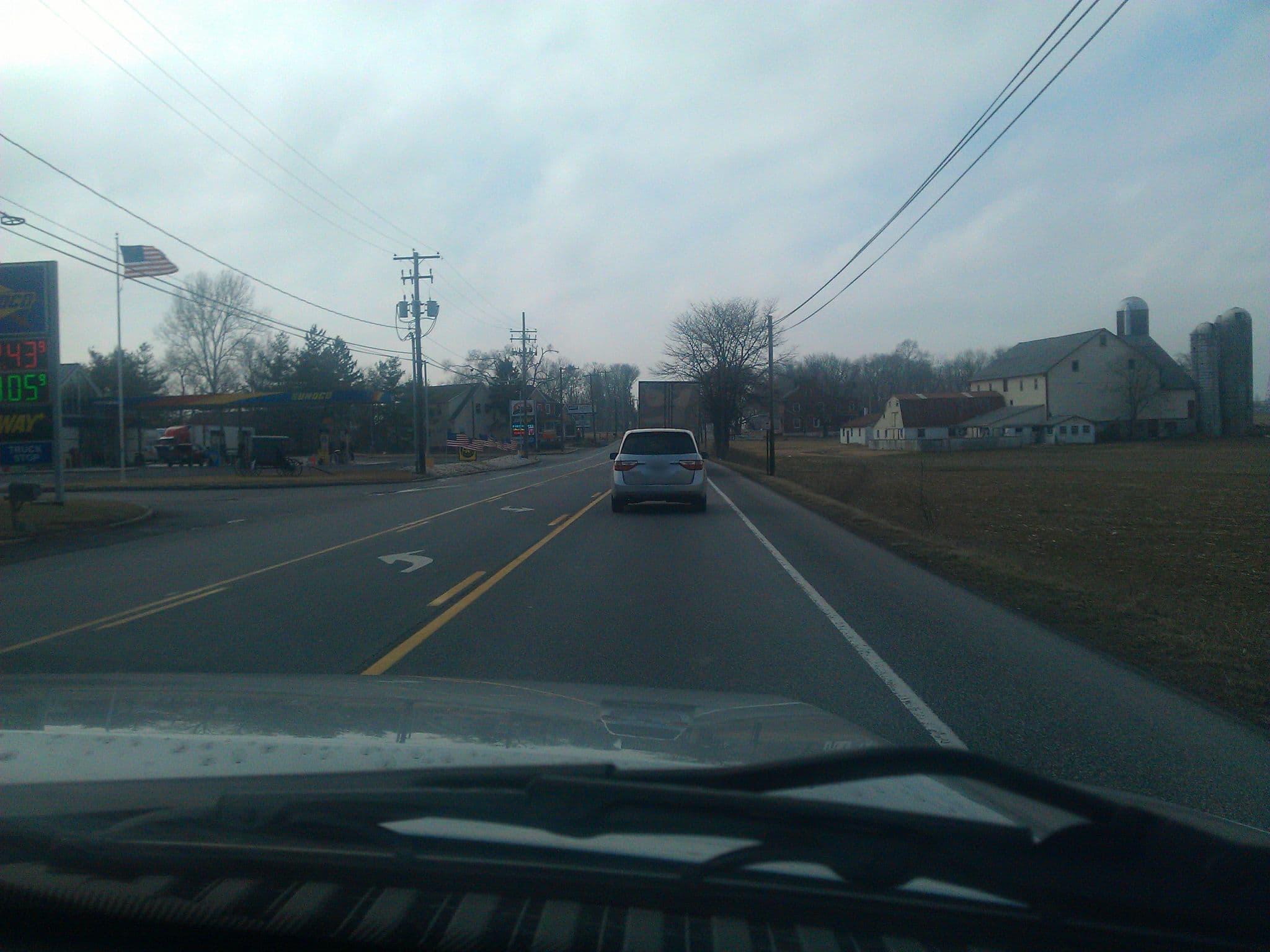 Street view near Lancaster Motel, Lampeter — © zuse (CC BY-SA · Mapillary)